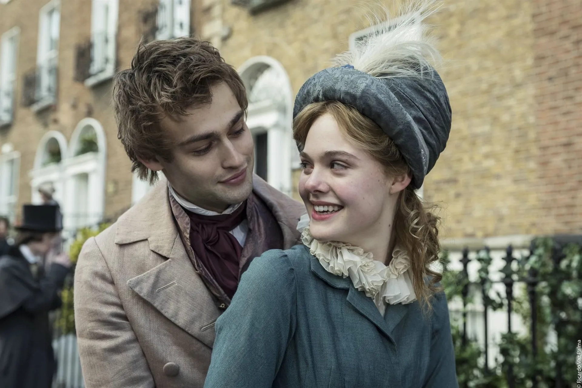 Elle Fanning and Douglas Booth in Mary Shelley (2017)