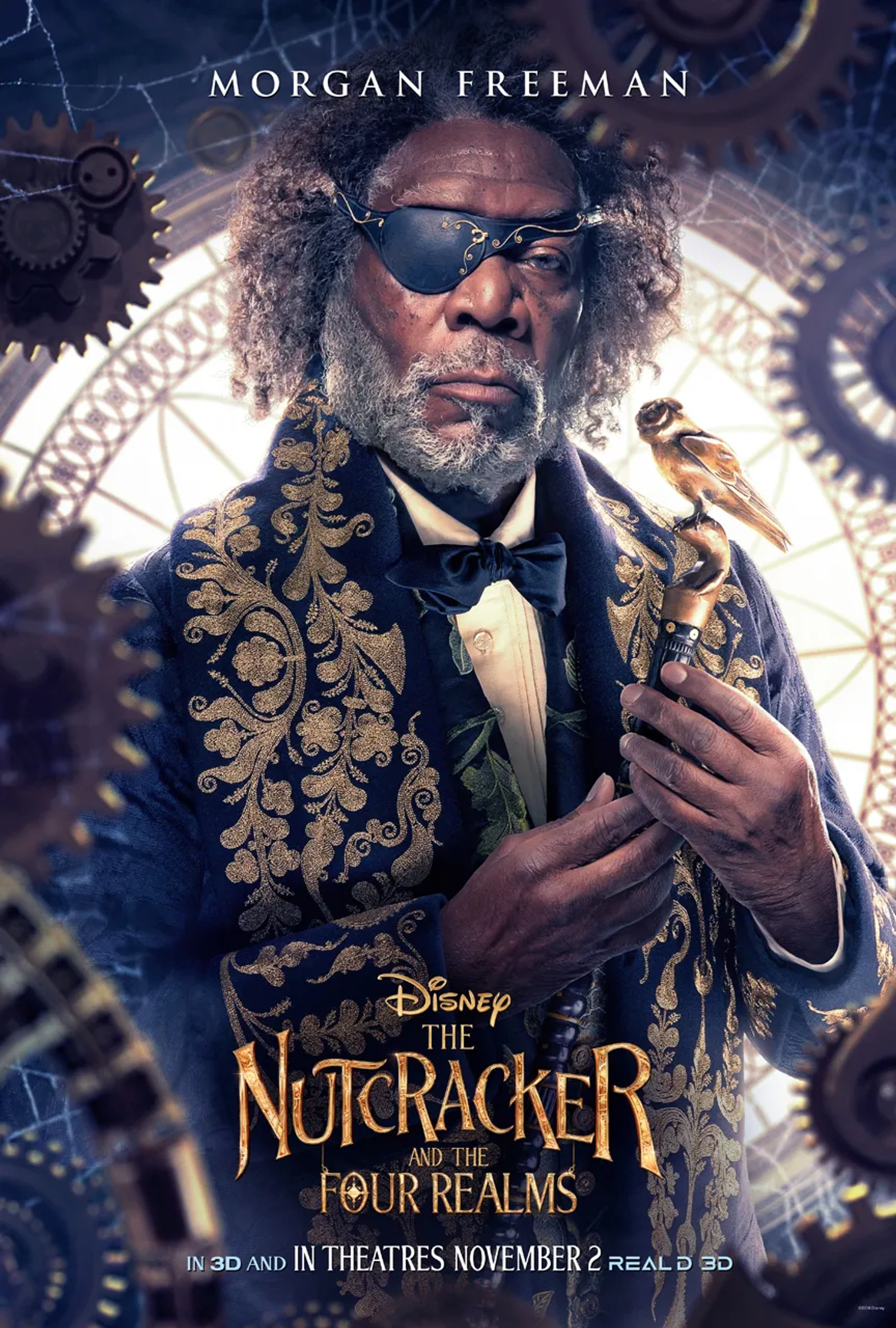 Morgan Freeman in The Nutcracker and the Four Realms (2018)