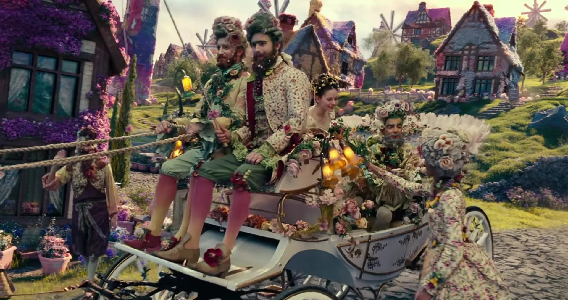 Eugenio Derbez and Mackenzie Foy in The Nutcracker and the Four Realms (2018)