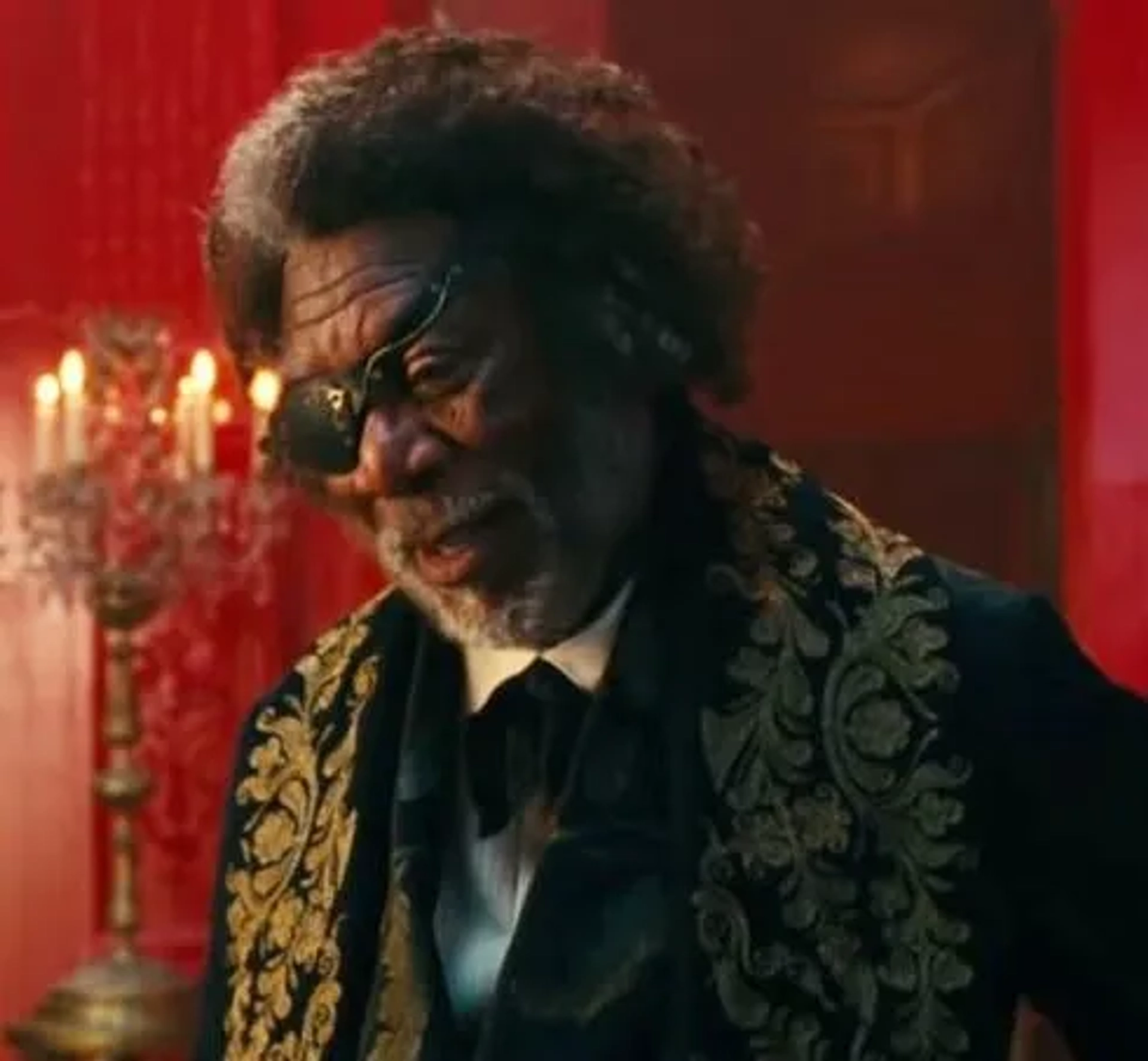 Morgan Freeman in The Nutcracker and the Four Realms (2018)