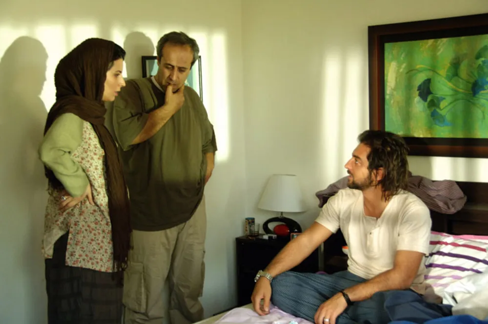 Leila Hatami, Bahram Radan, and Hamid Nematollah in Penniless (2009)