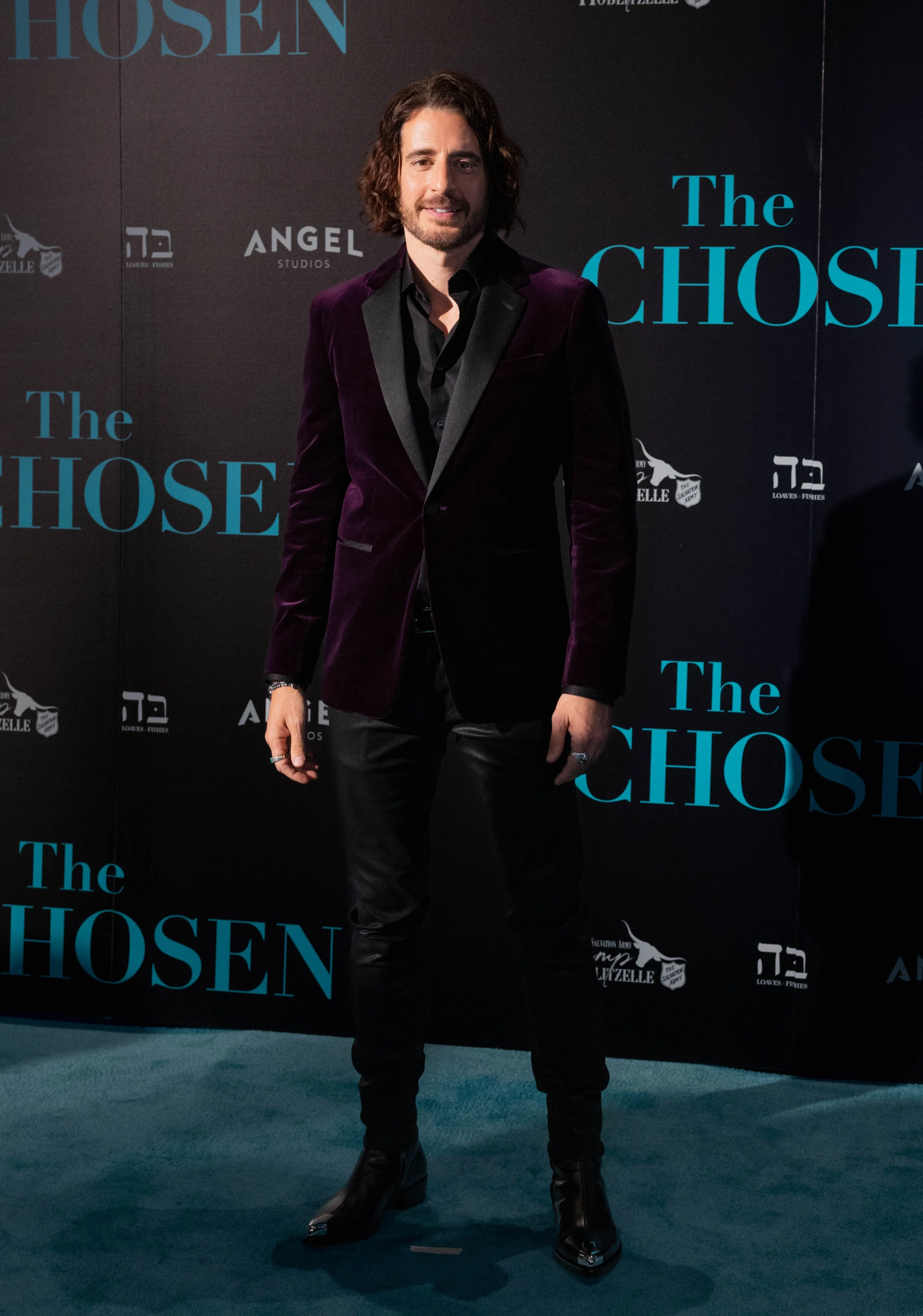 Jonathan Roumie on the Red Carpet for The Chosen Season 3 Premiere at the Fox Theater in Atlanta.