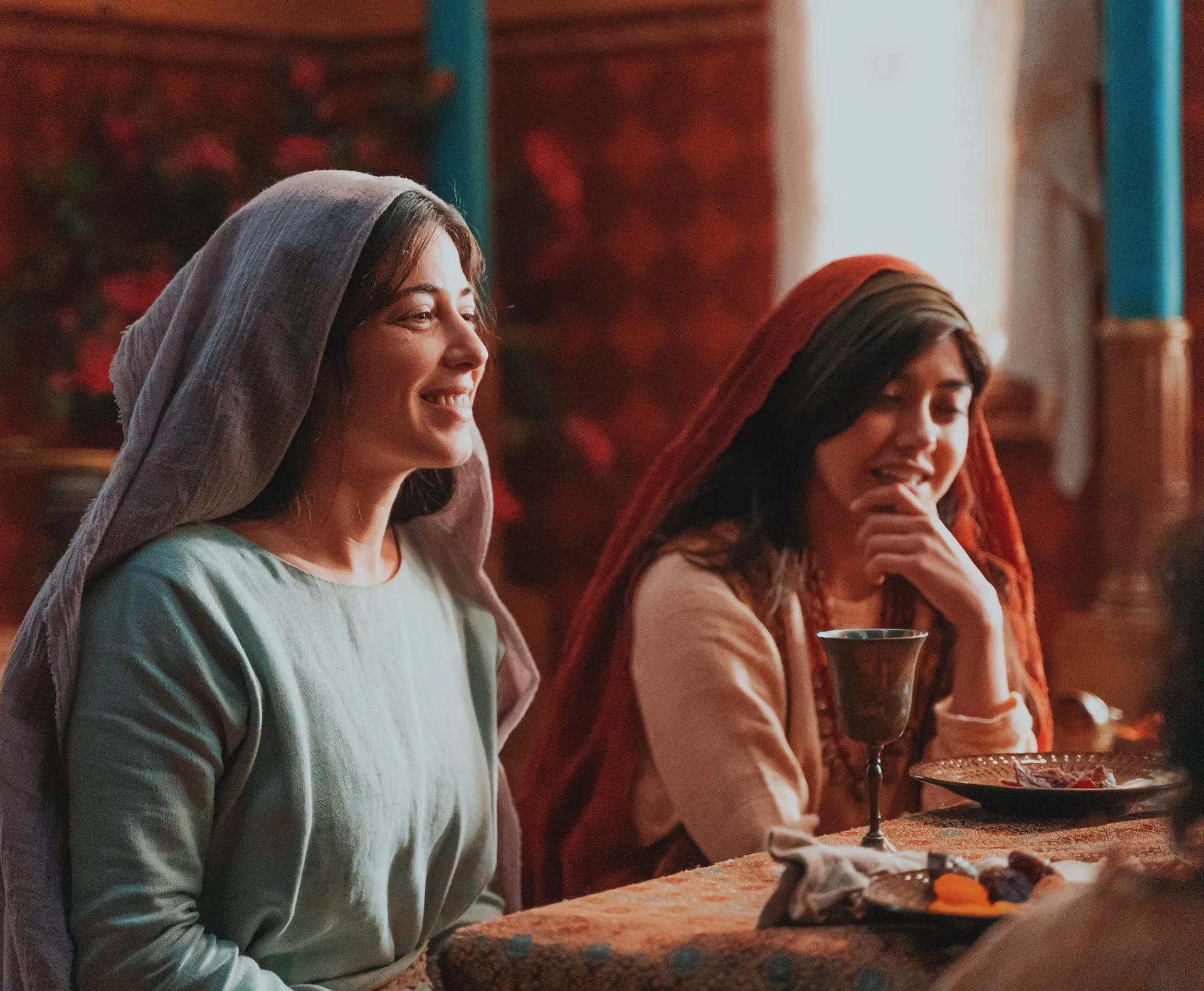 Elizabeth Tabish and Yasmine Al-Bustami in The Chosen: Thunder (2021)