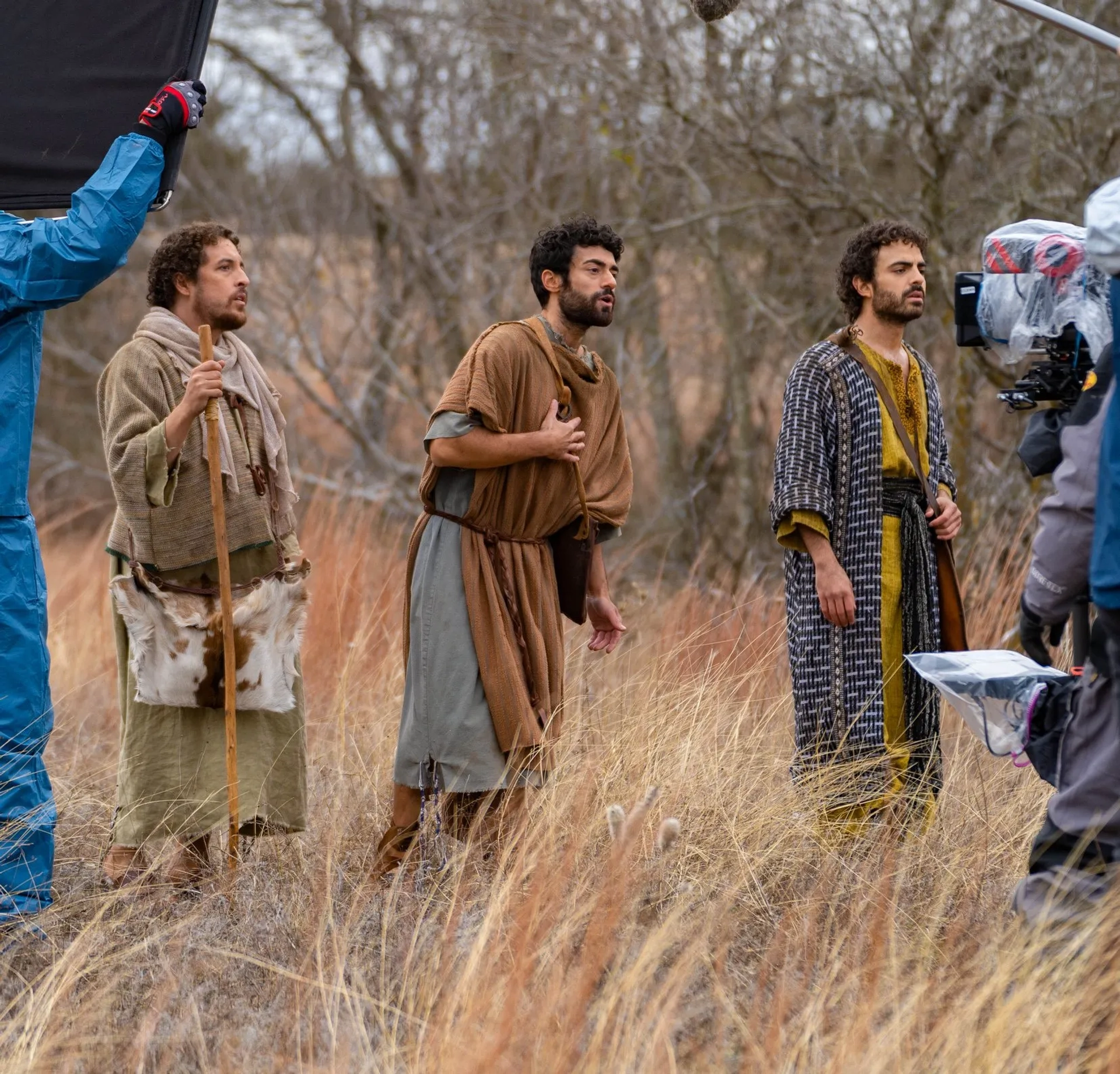 Jordan Walker Ross, Giavani Cairo, and Austin Reed Alleman in The Chosen: Beyond Mountains (2021)