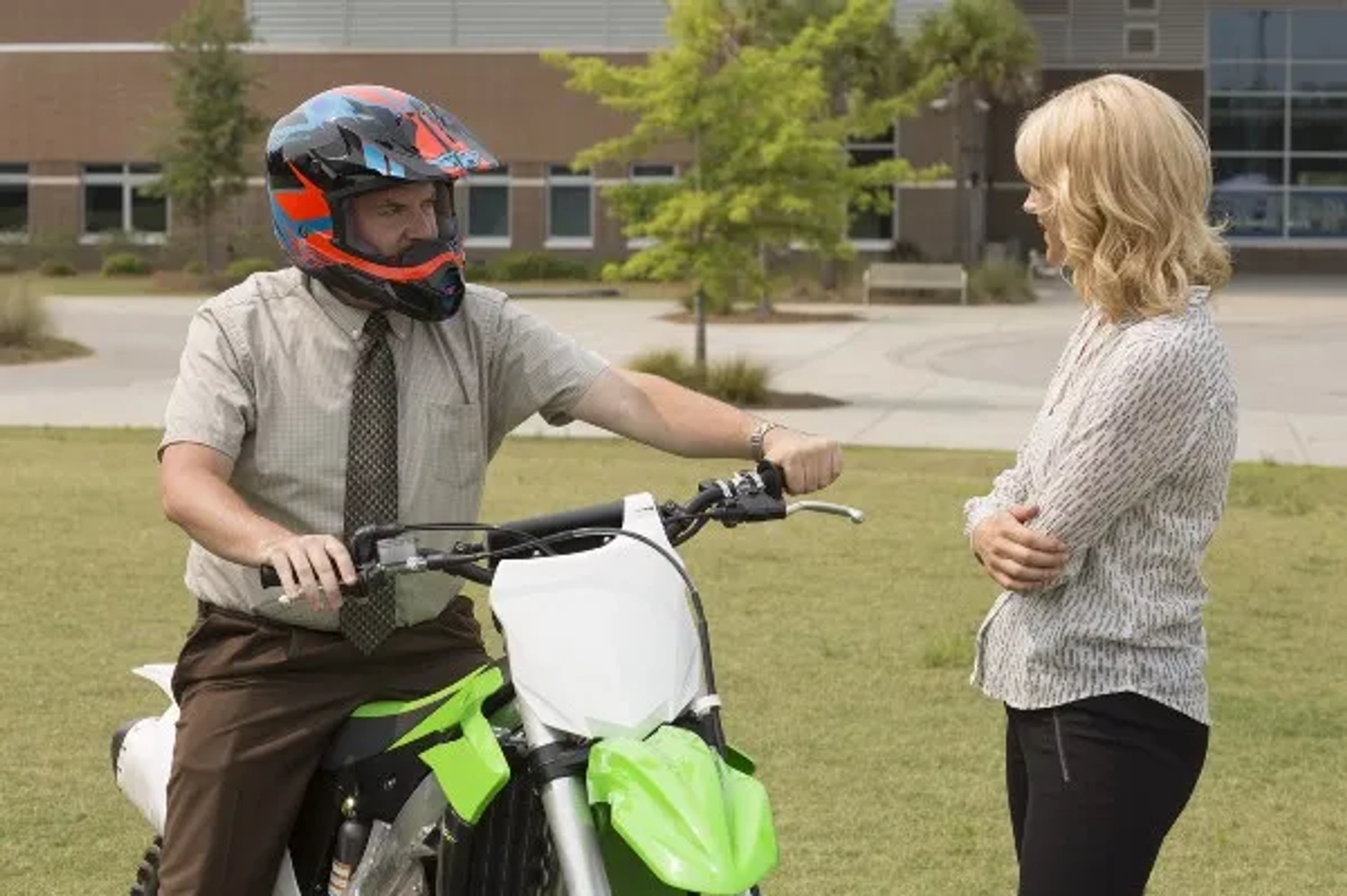 Danny McBride and Georgia King in Vice Principals (2016)