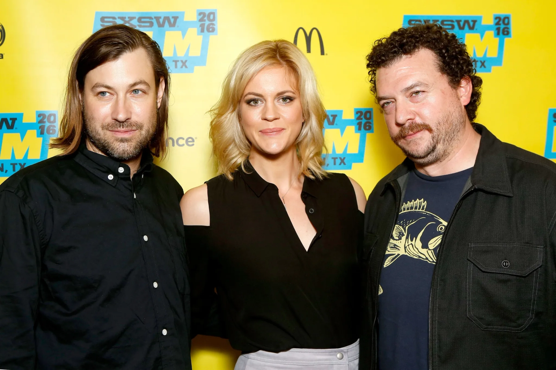 Danny McBride, Jody Hill, and Georgia King at an event for Vice Principals (2016)