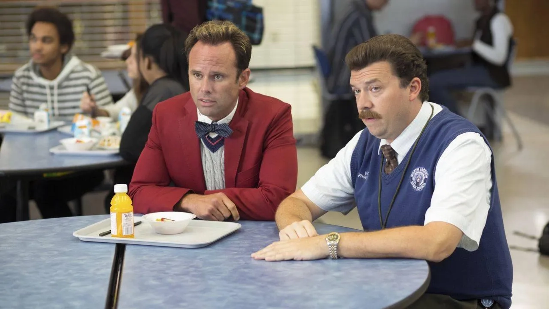 Walton Goggins and Danny McBride in Vice Principals (2016)