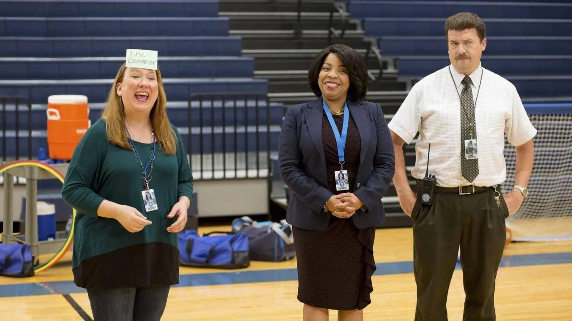 Danny McBride and Kimberly Hebert Gregory in Vice Principals (2016)