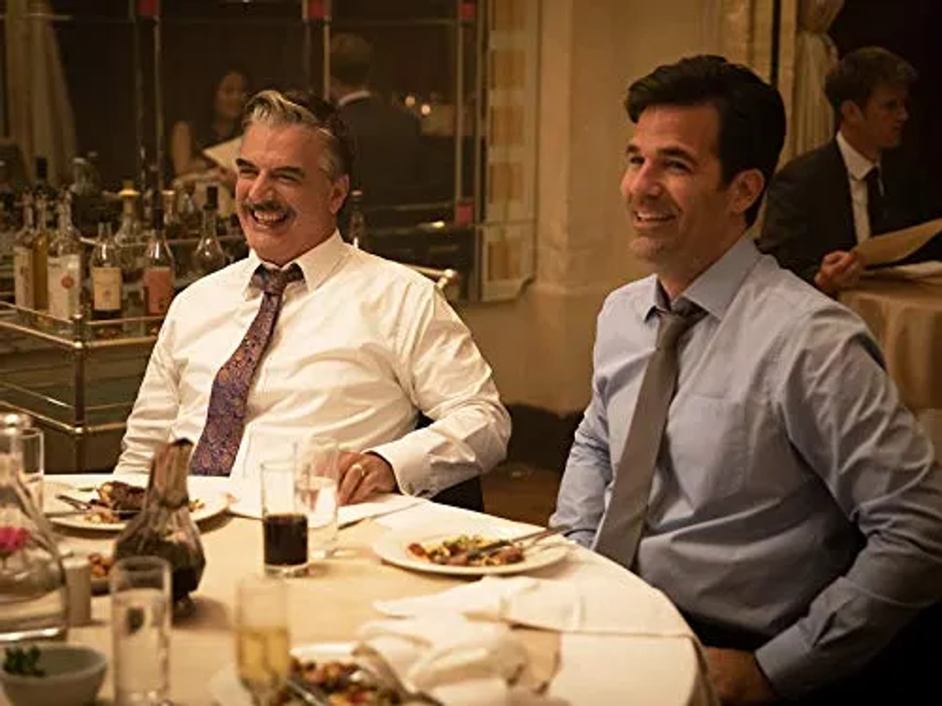 Chris Noth and Rob Delaney in Catastrophe (2015)