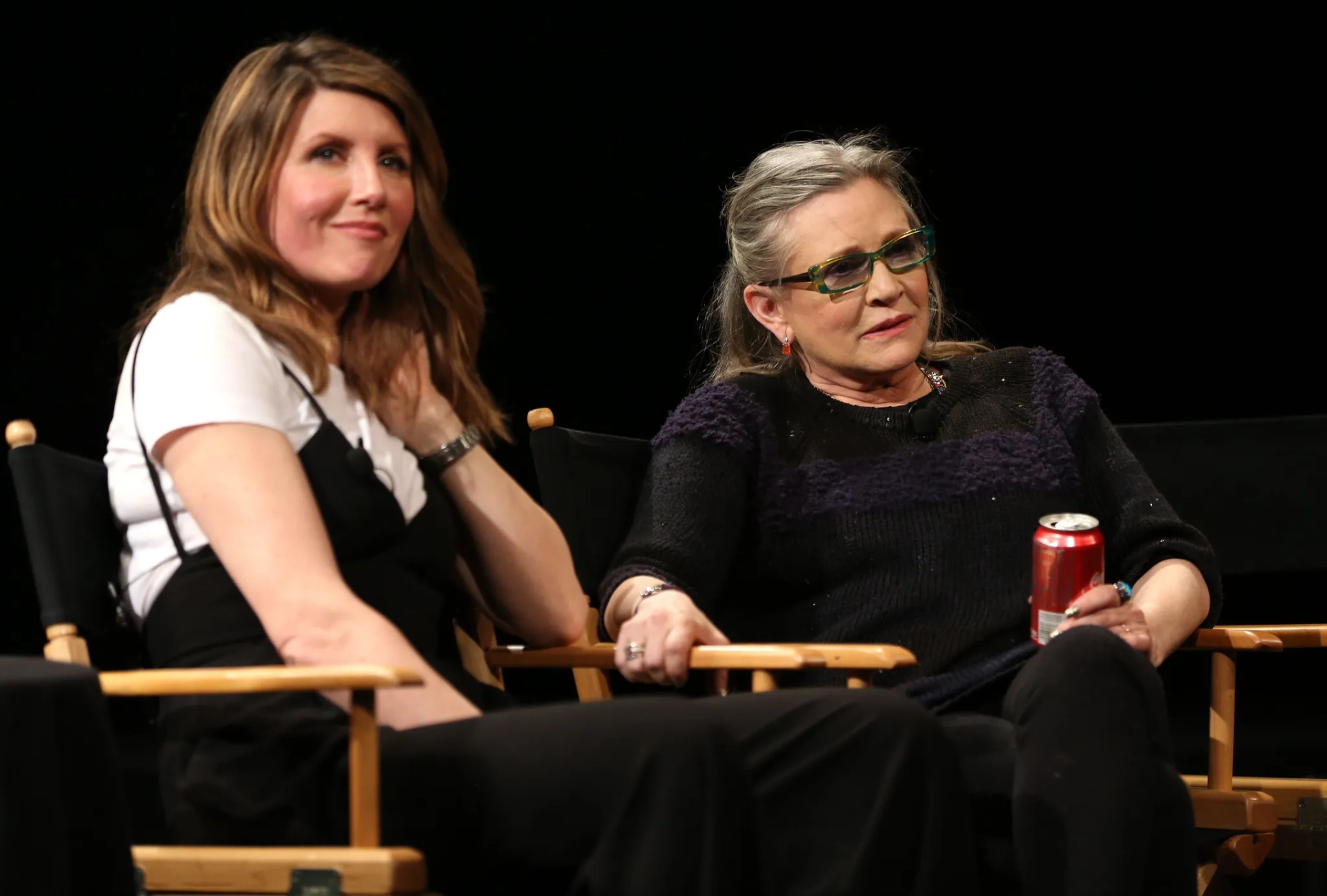 Carrie Fisher and Sharon Horgan at an event for Catastrophe (2015)