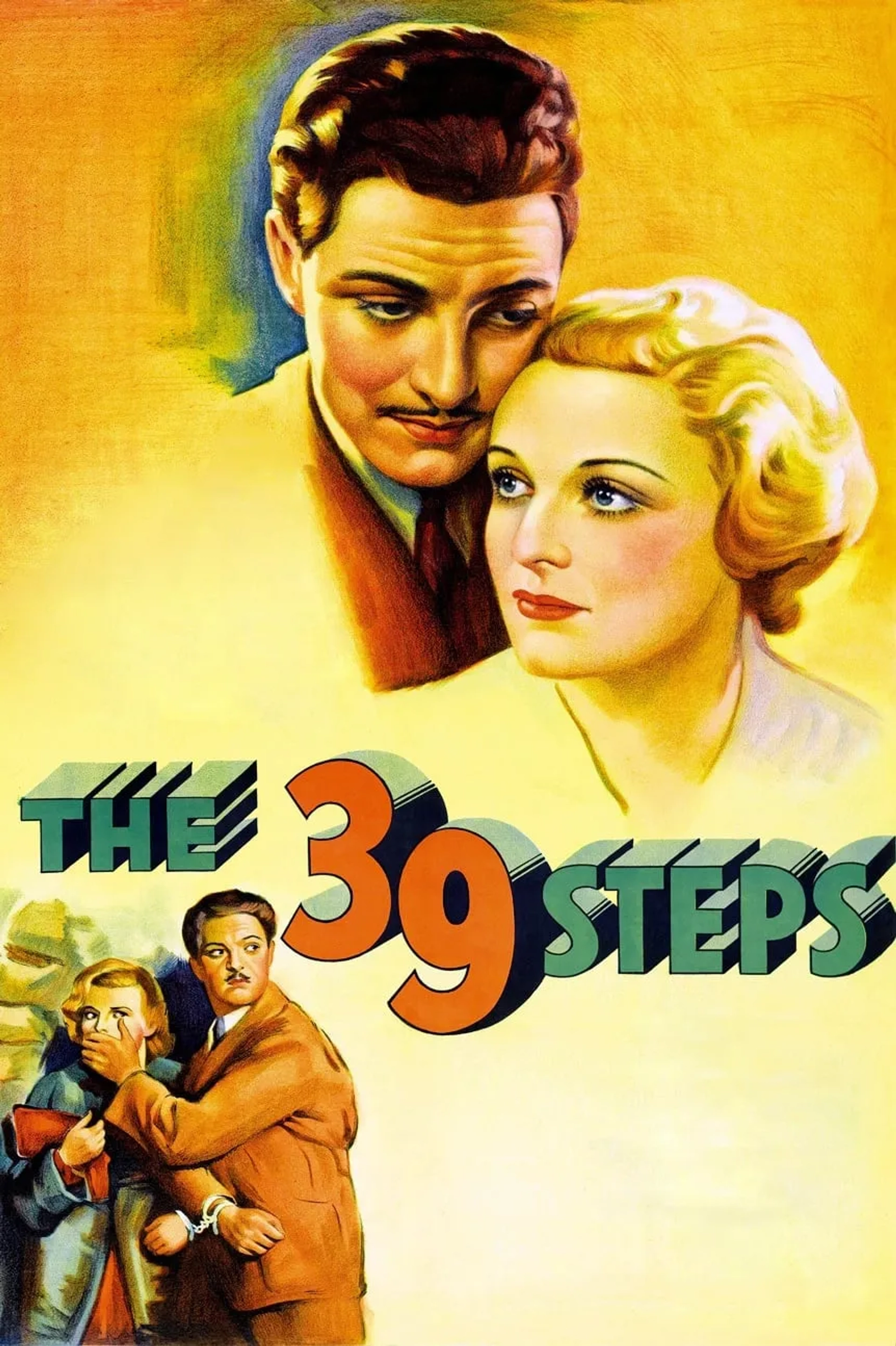 Madeleine Carroll and Robert Donat in The 39 Steps (1935)