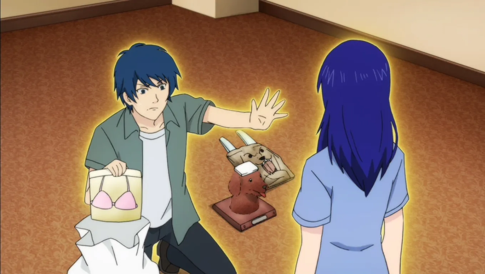 Tomoaki Maeno and Ai Kayano in The Disastrous Life of Saiki K. (2016)