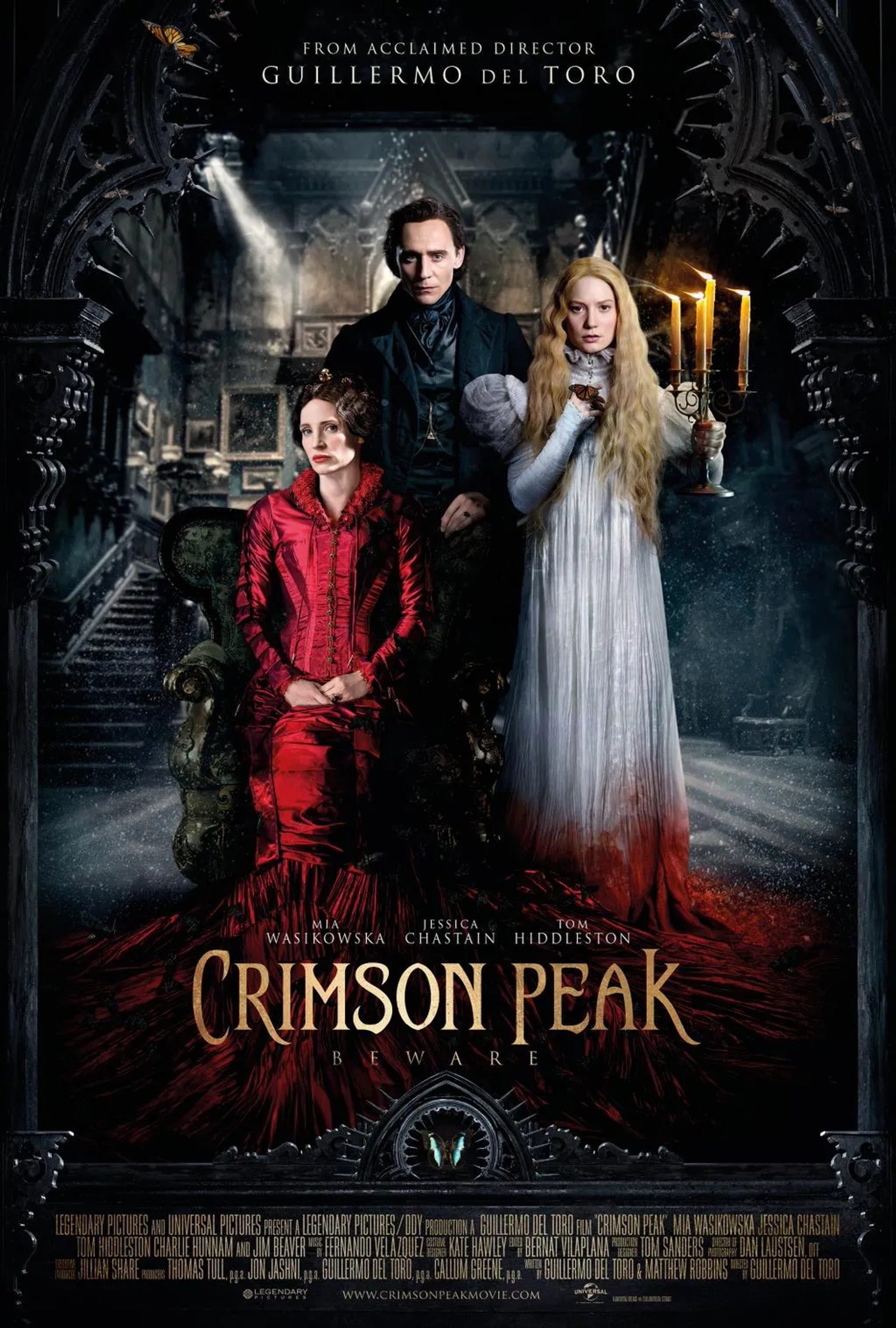 فیلم قله‌ ای به رنگ خون (Crimson Peak 2015)