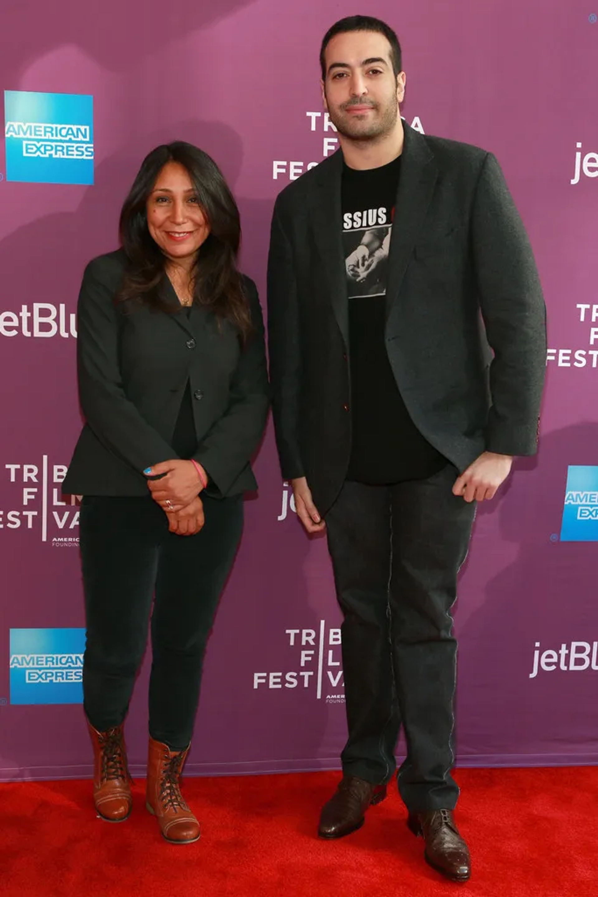 NEW YORK, NY - APRIL 21: Saudi Director Haifaa Al-Mansour (L) and Saudi Producer Mohammed Al Turki attend the Tribeca Talks: After The Movie 'Wadjda' during the 2013 Tribeca Film Festival on April 21, 2013 in New York City