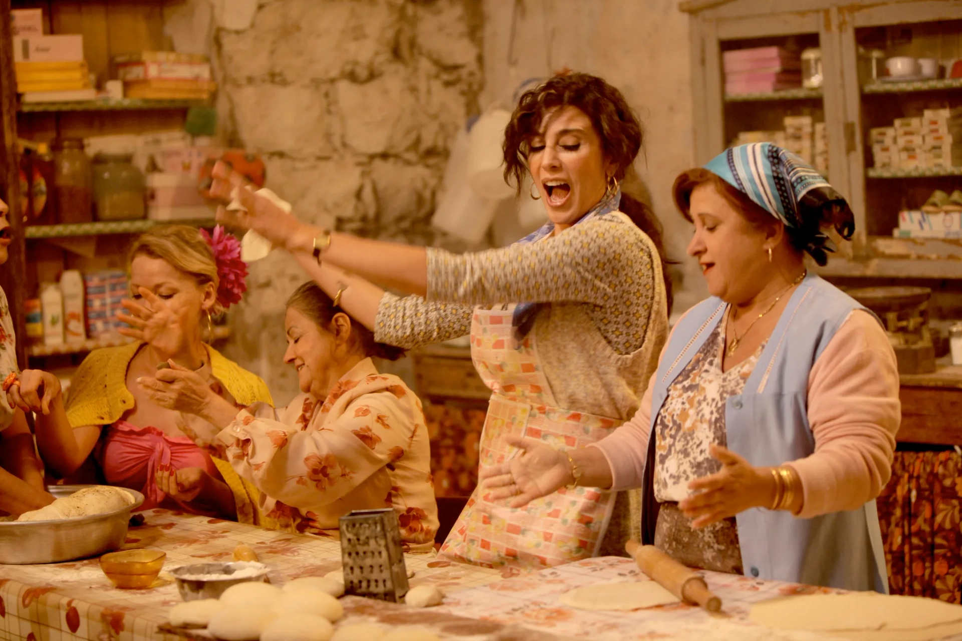 Nadine Labaki and Antoinette Noufaily in Where Do We Go Now? (2011)