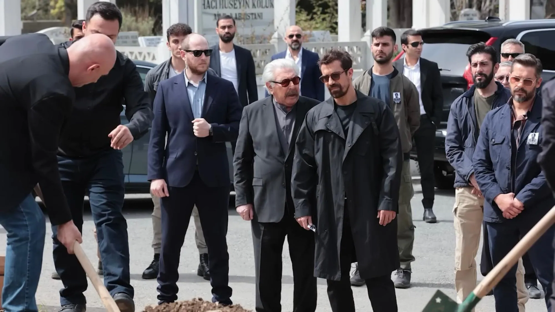 Erdal Özyagcilar, Ibrahim Celikkol, and Anil Ilter in No Mercy (2024)