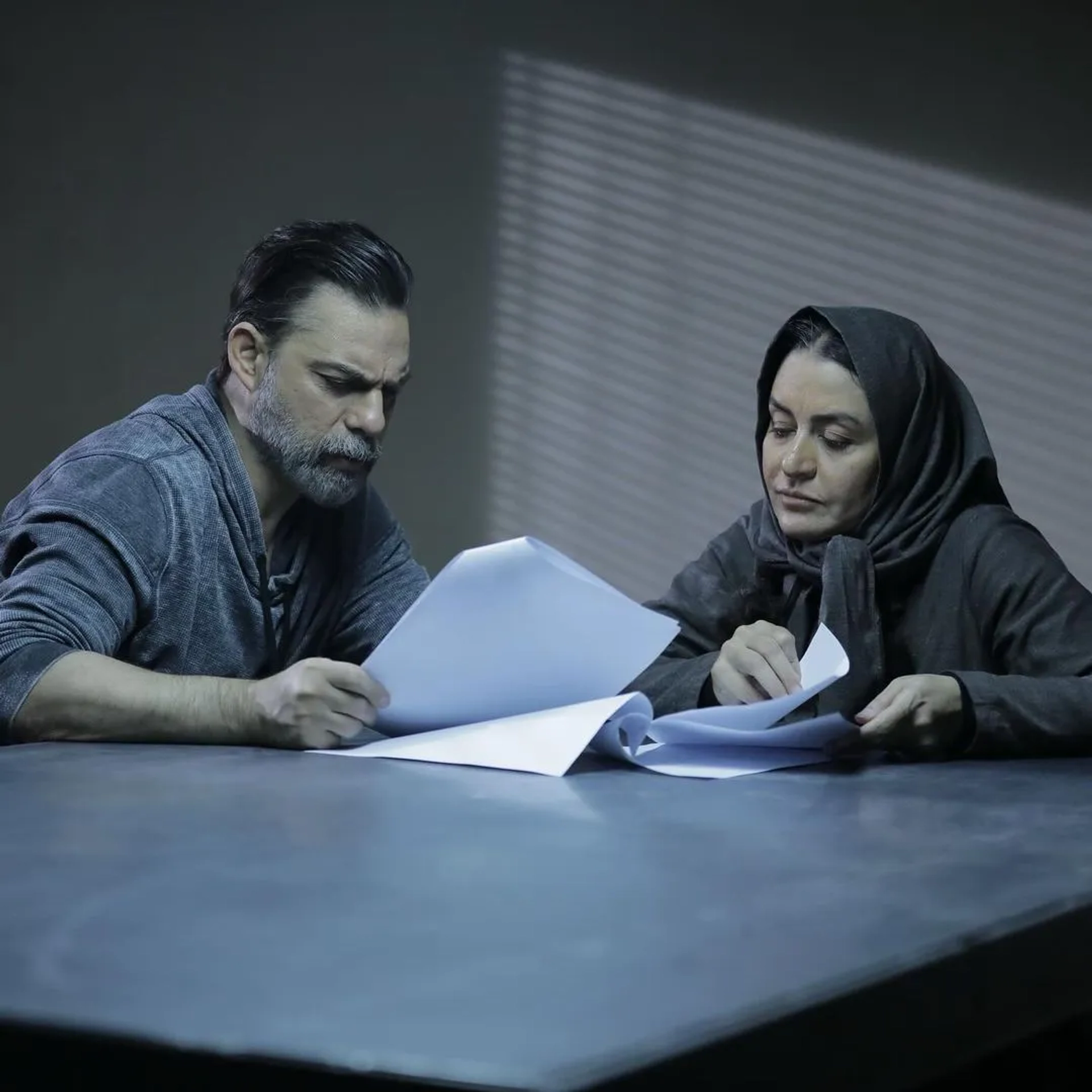 Merila Zare'i and Payman Maadi in Viper of Tehran (2024)