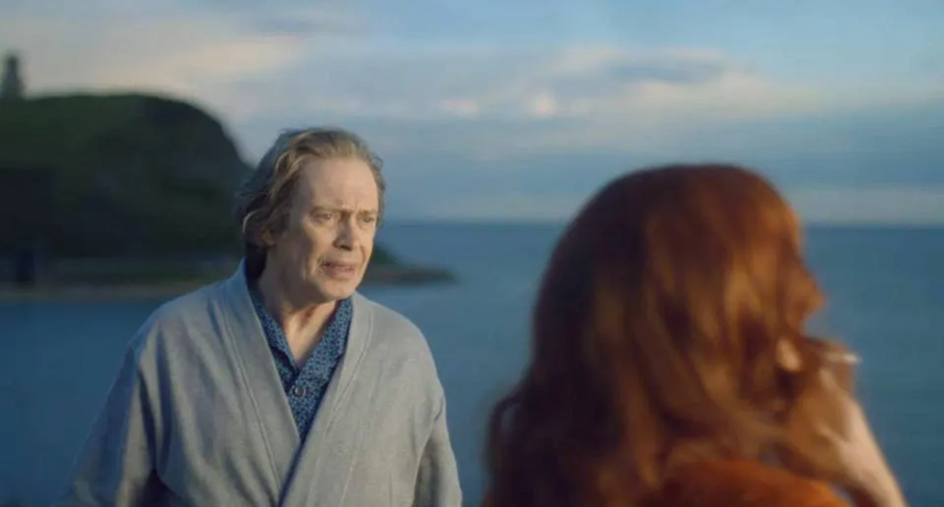 Steve Buscemi and Sidse Babett Knudsen in Electric Dreams (2017)