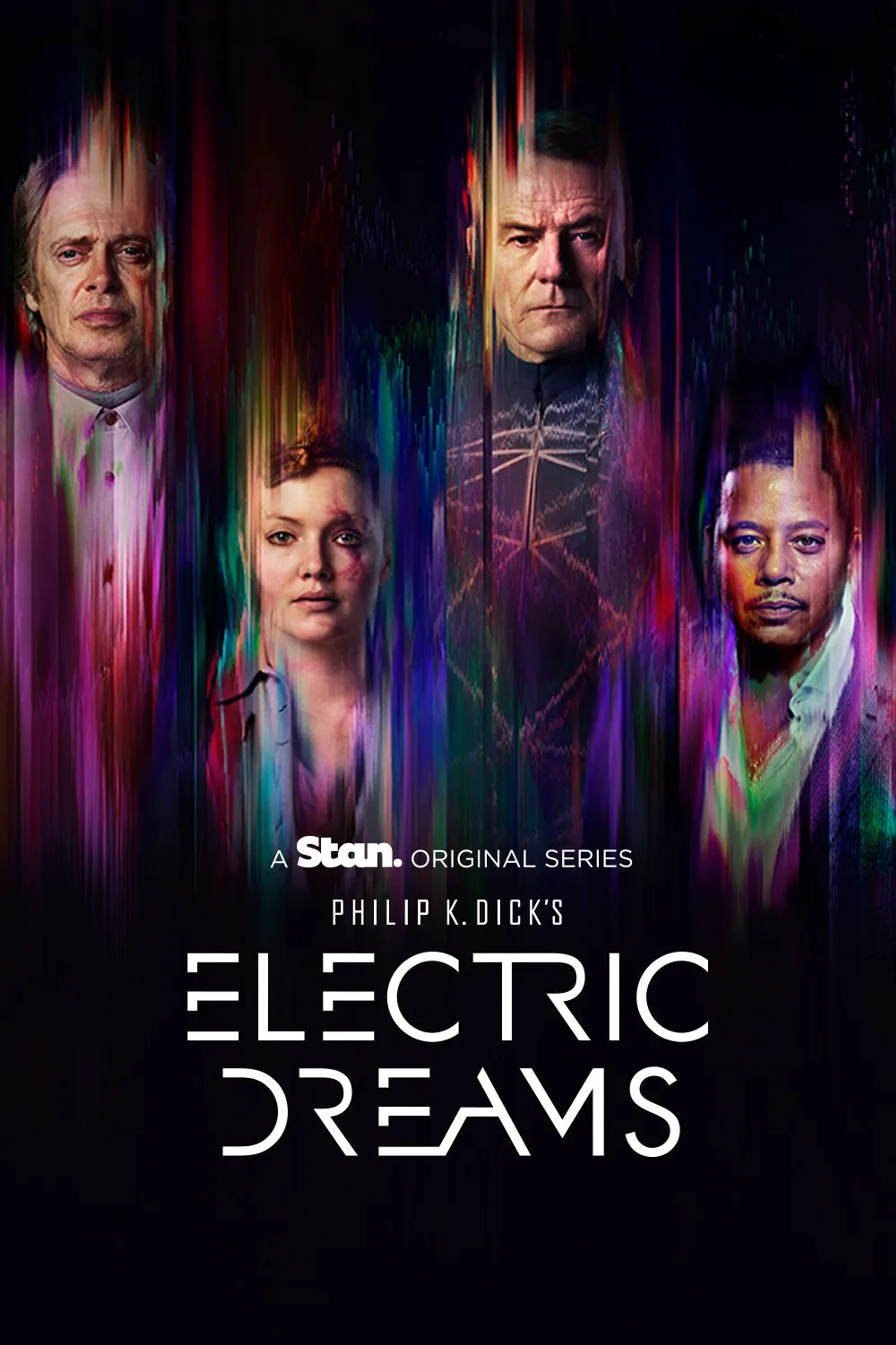 Steve Buscemi, Terrence Howard, Bryan Cranston, and Holliday Grainger in Electric Dreams (2017)