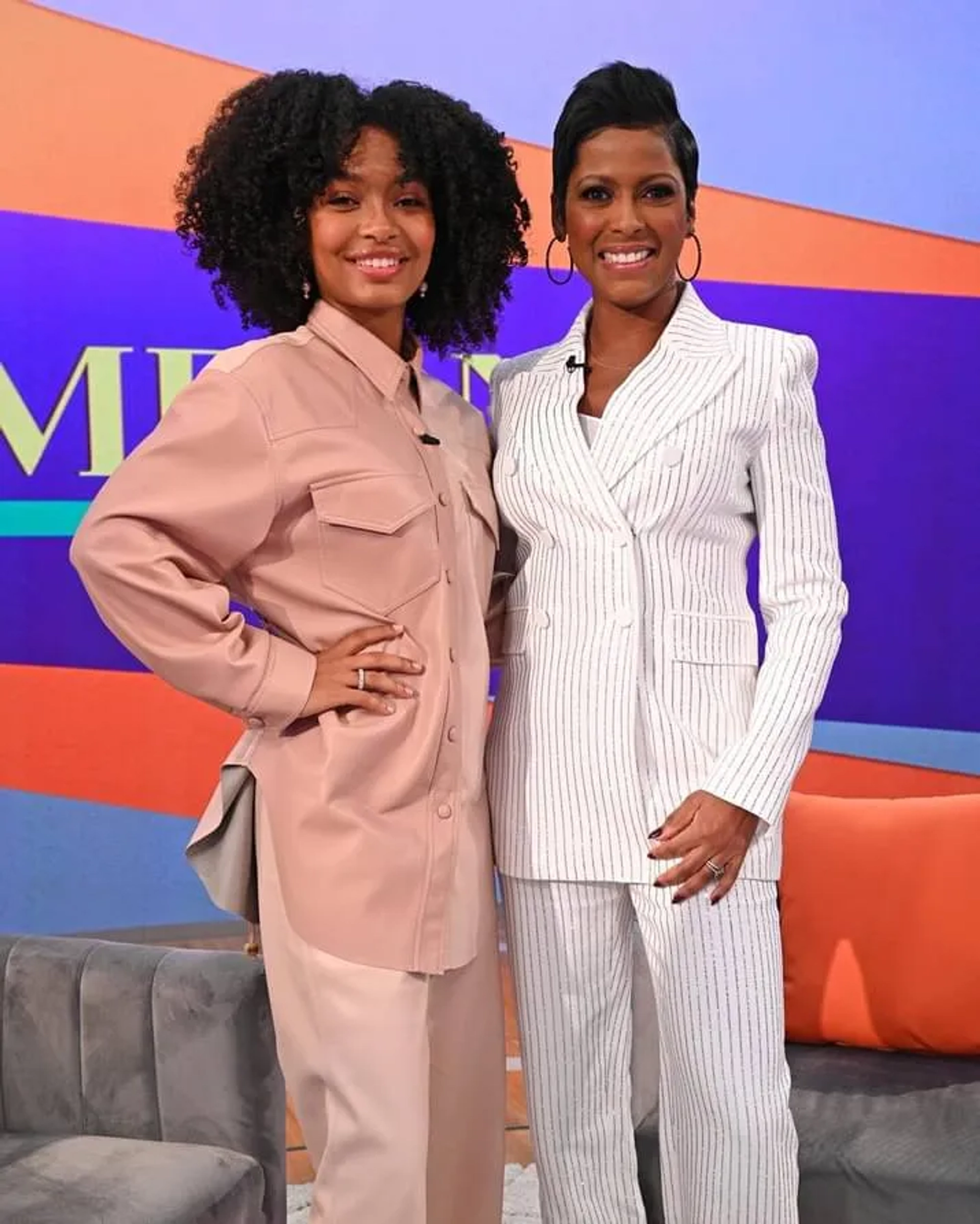 Yara Shahidi and Tamron Hall in Tamron Hall (2019)