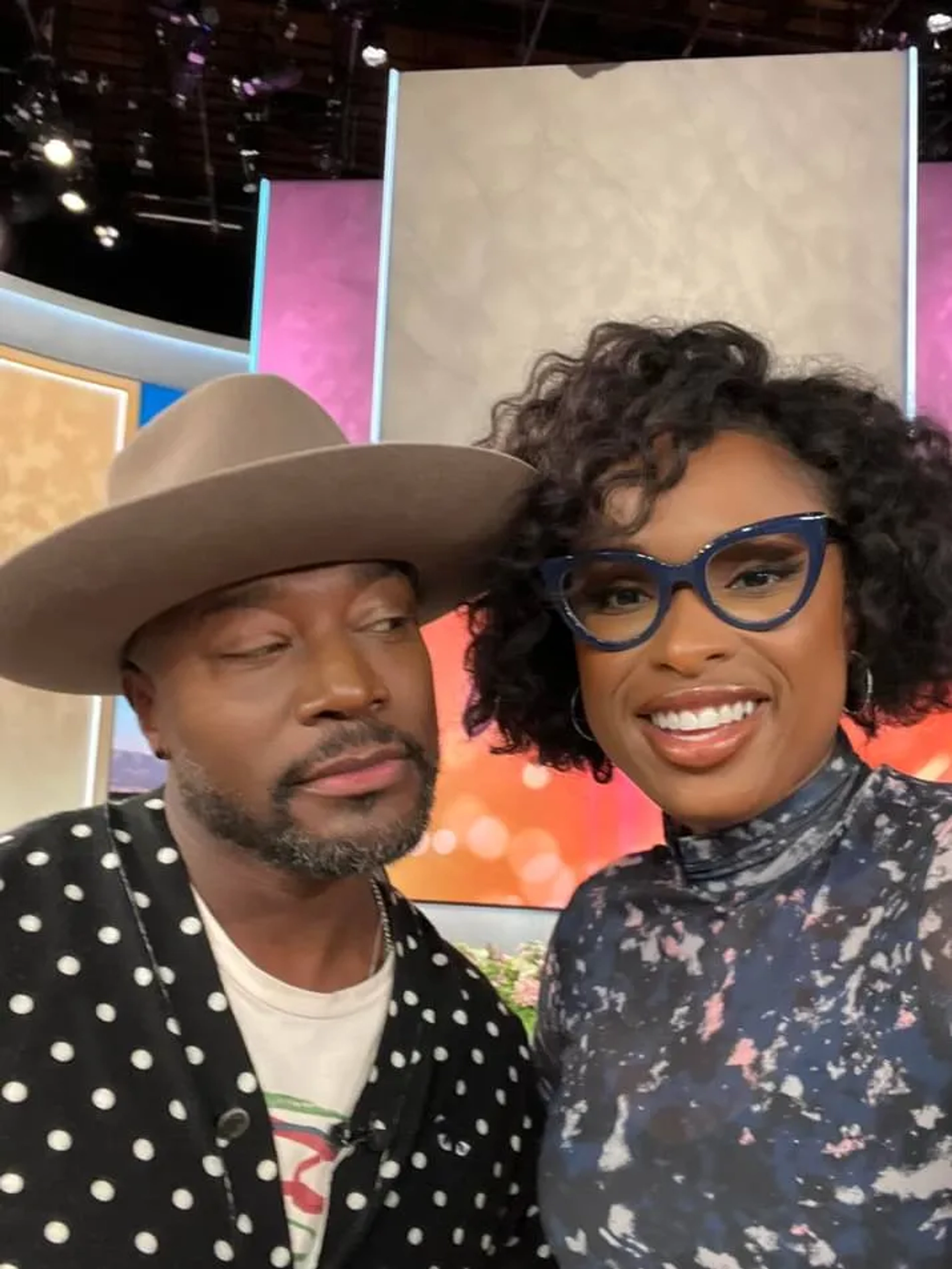 Taye Diggs and Jennifer Hudson in The Jennifer Hudson Show (2022)