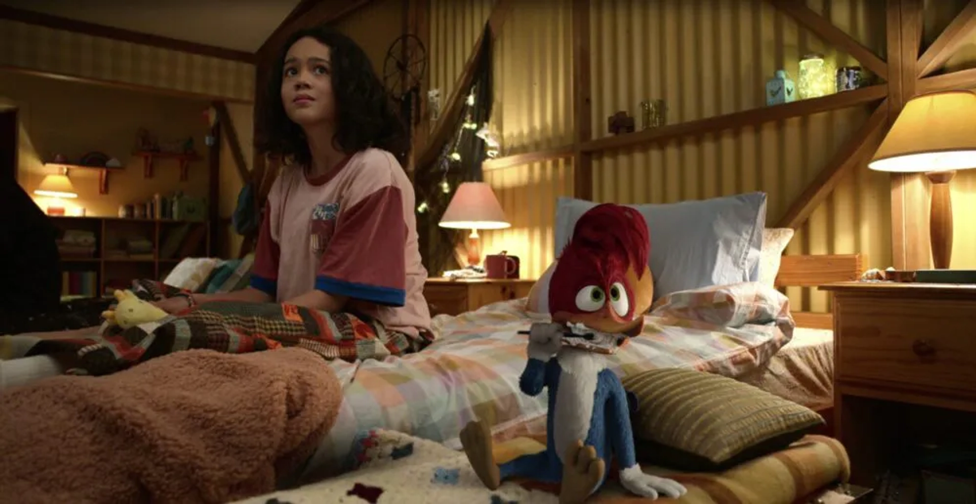 Eric Bauza and Chloe De Los Santos in Woody Woodpecker Goes to Camp (2024)