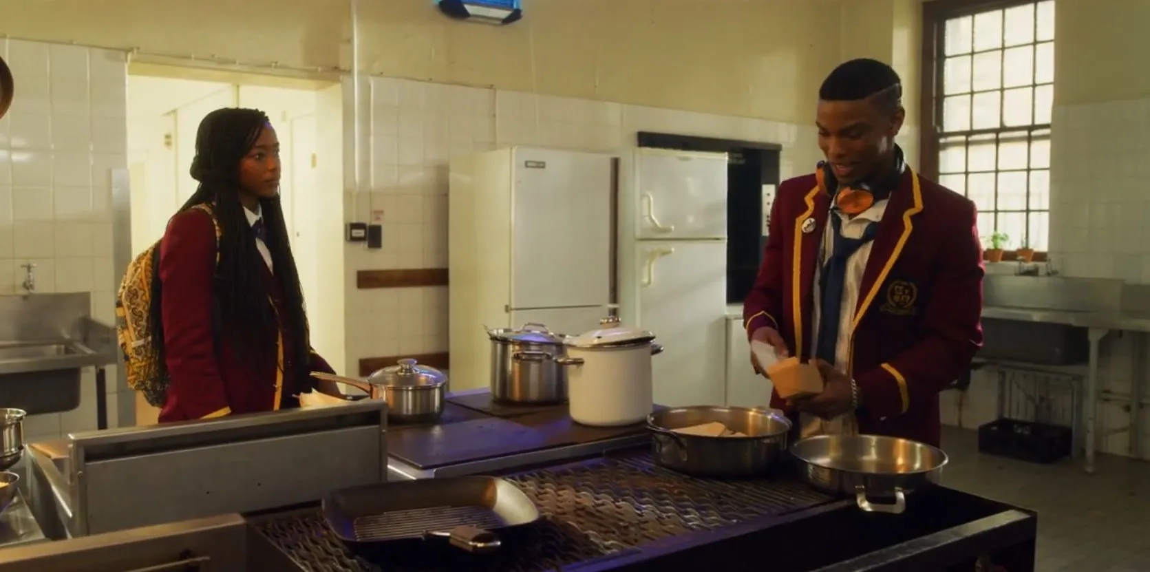 Ama Qamata and Thabang Molaba in Blood & Water: Propaganda (2020)