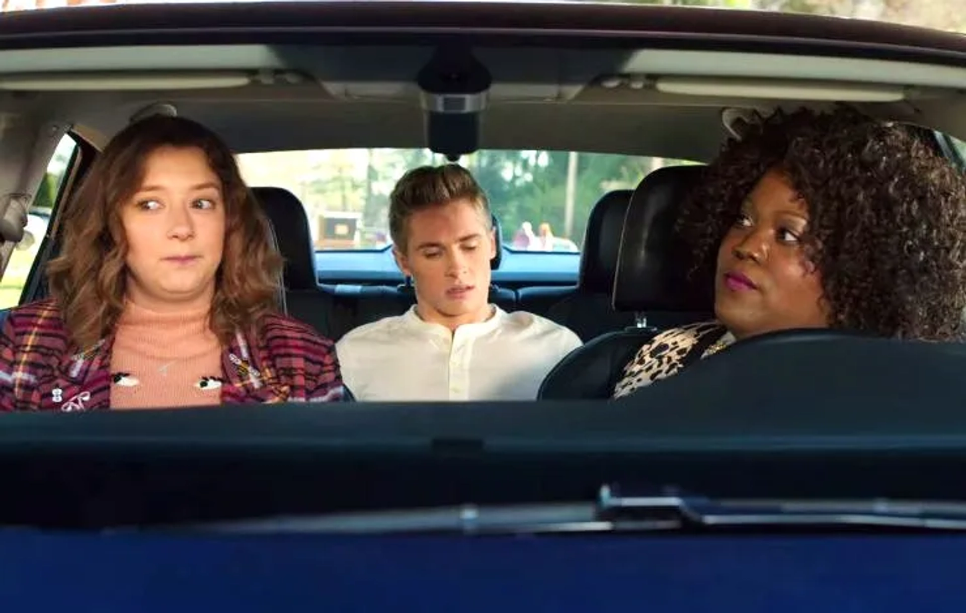 Michael Provost, Kimmy Shields, and Ashley D. Kelley in Insatiable (2018)