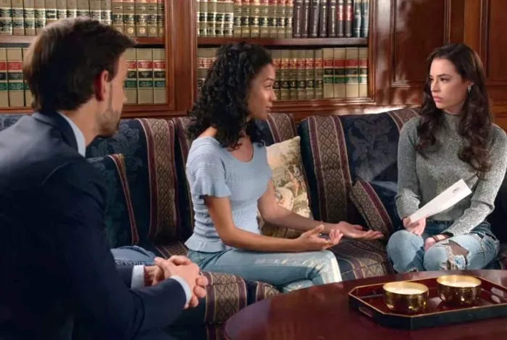 Christopher Gorham, Chloe Bridges, and Erinn Westbrook in Insatiable (2018)