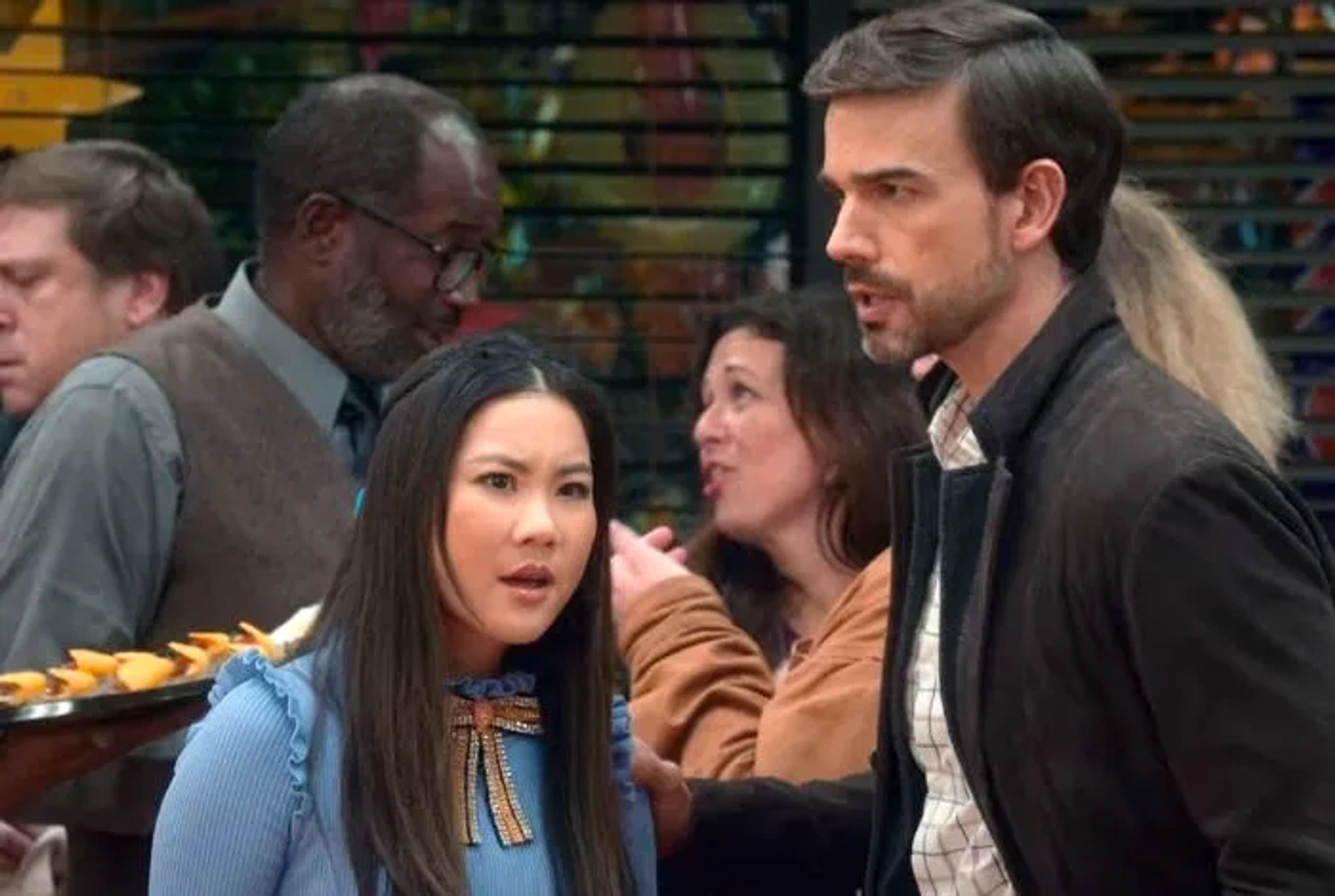 Christopher Gorham and Irene Choi in Insatiable (2018)