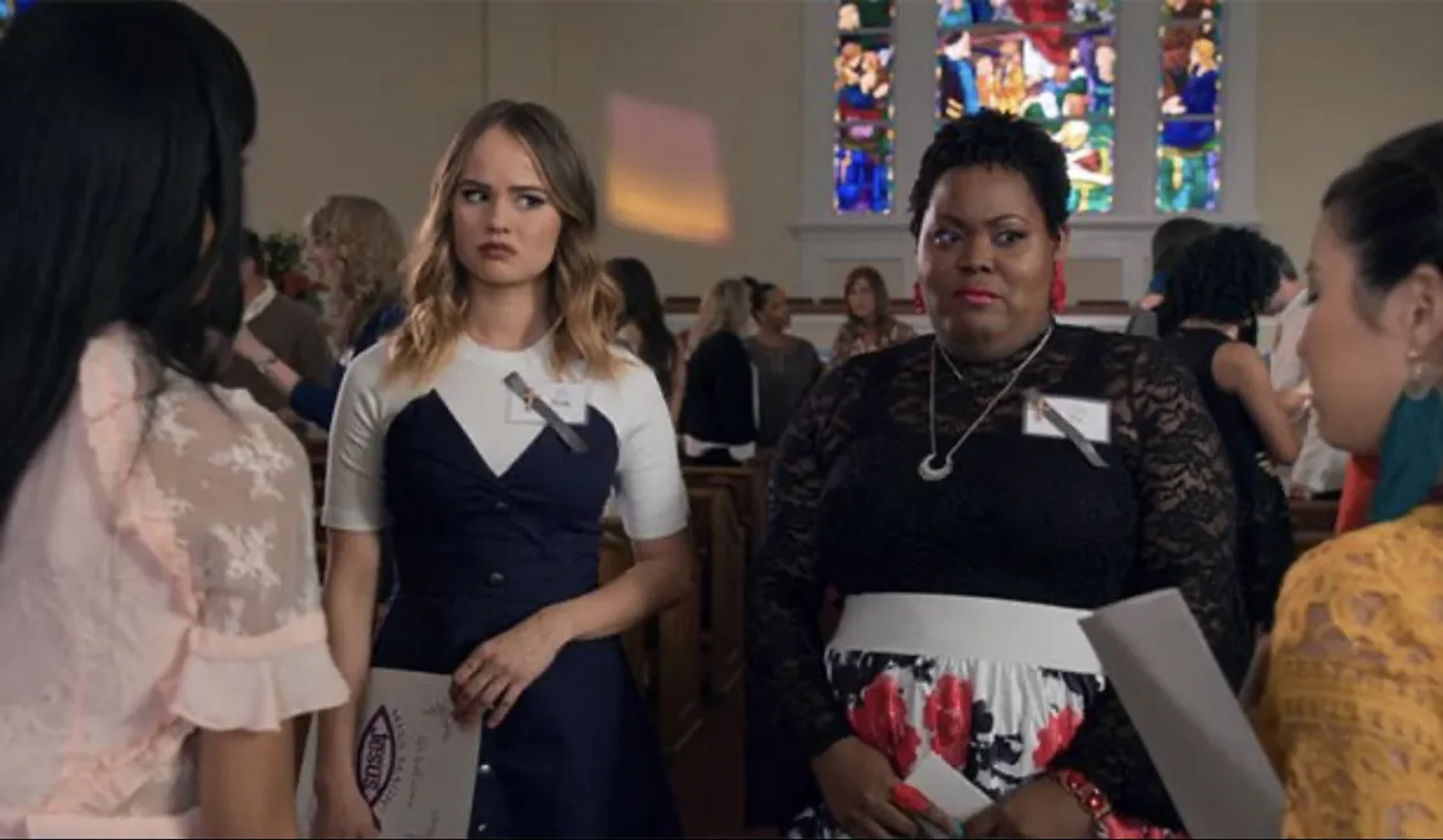 Debby Ryan, Irene Choi, Erinn Westbrook, and Ashley D. Kelley in Insatiable (2018)