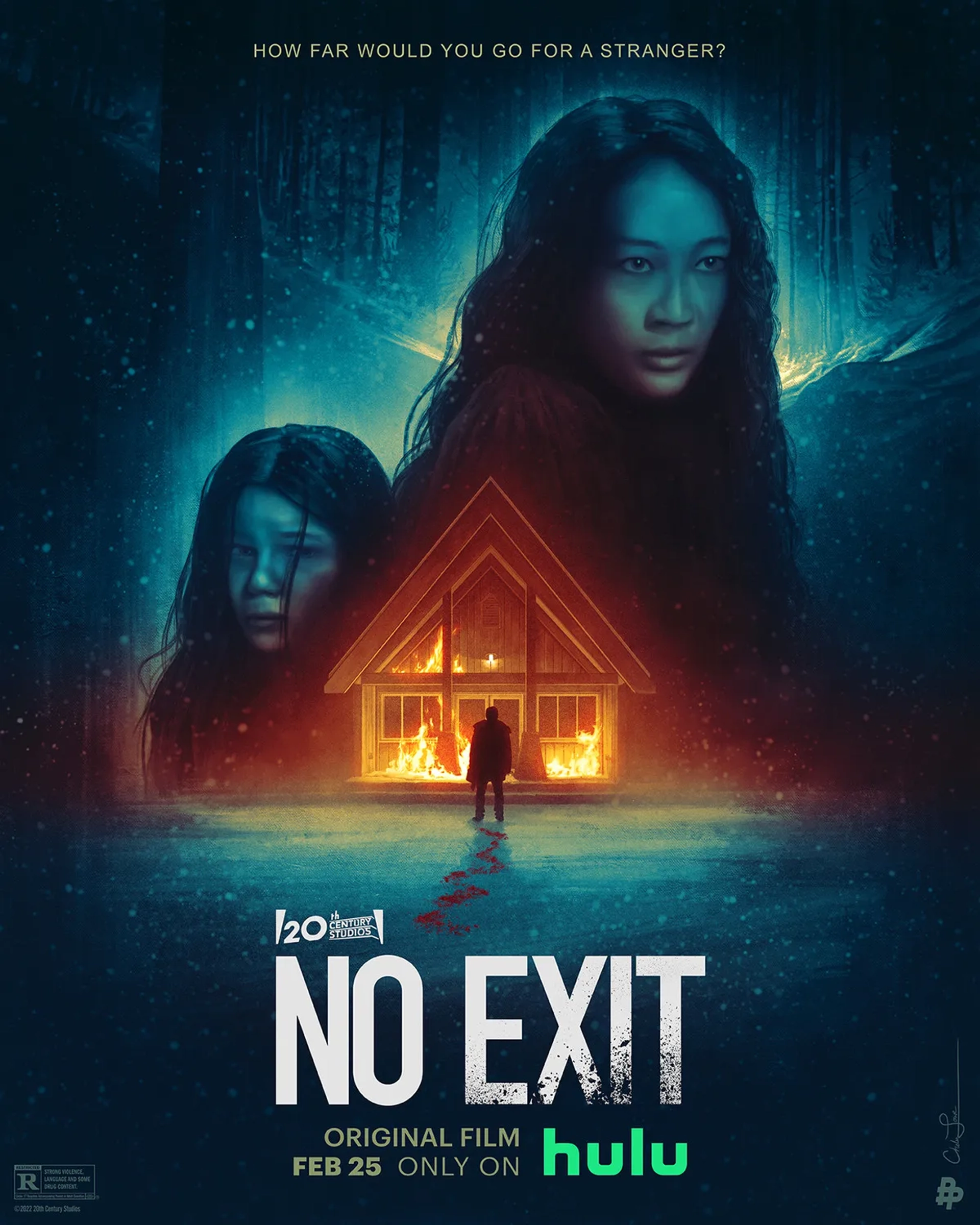 Havana Rose Liu, Danny Ramirez, and Mila Harris in No Exit (2022)