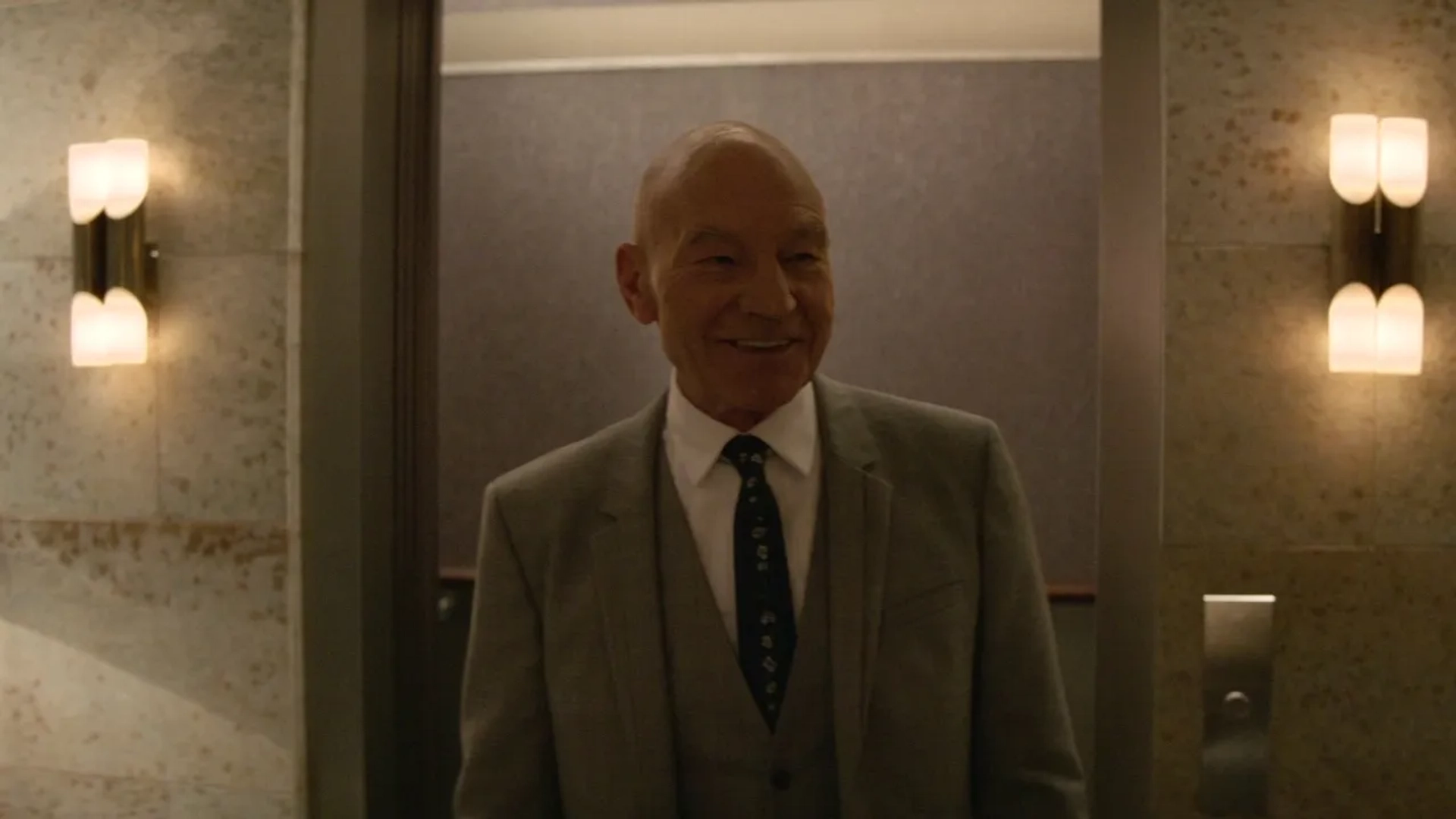 Patrick Stewart in Charlie's Angels (2019)