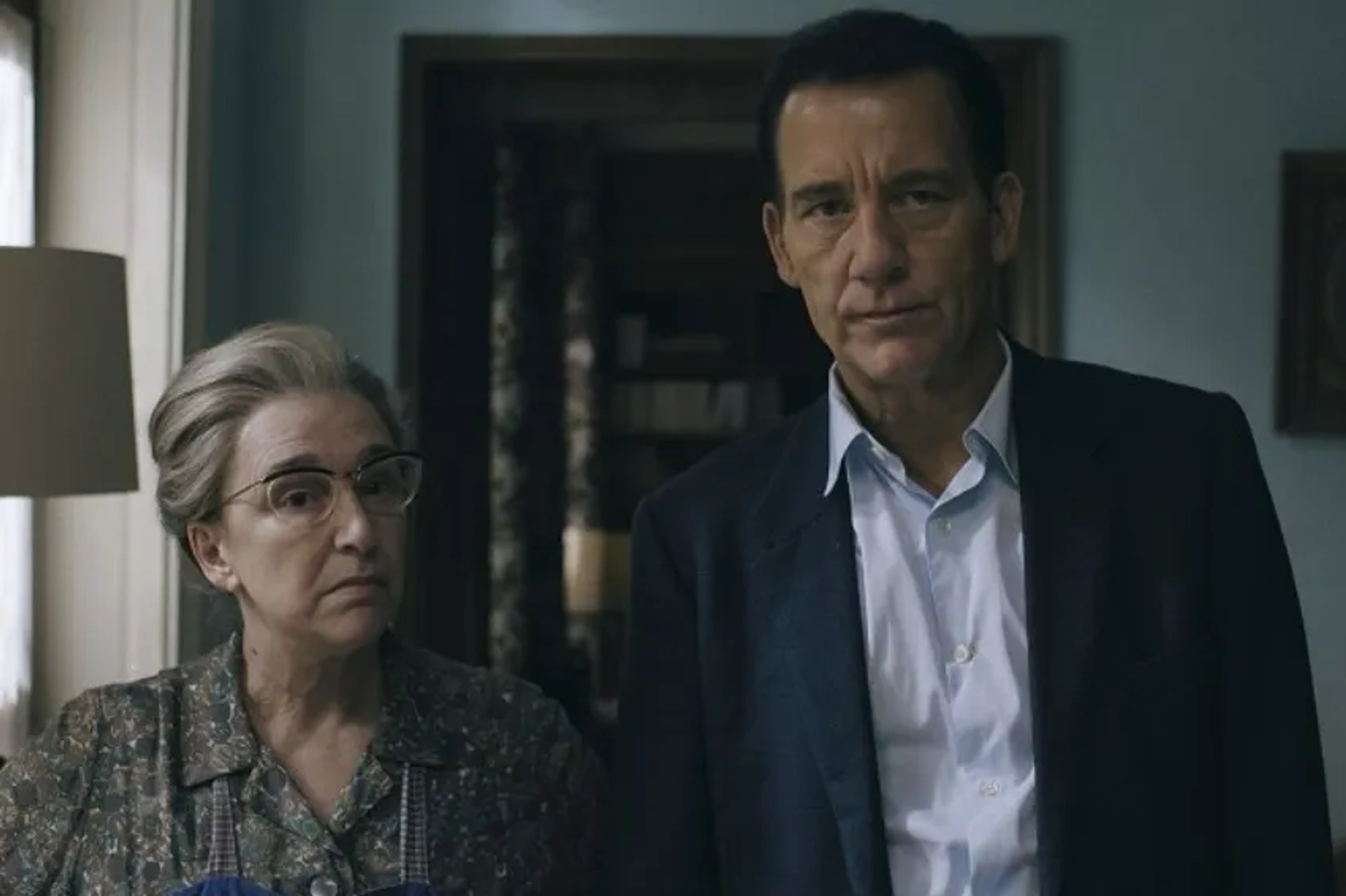 Clotilde Mollet and Clive Owen in Monsieur Spade (2024)