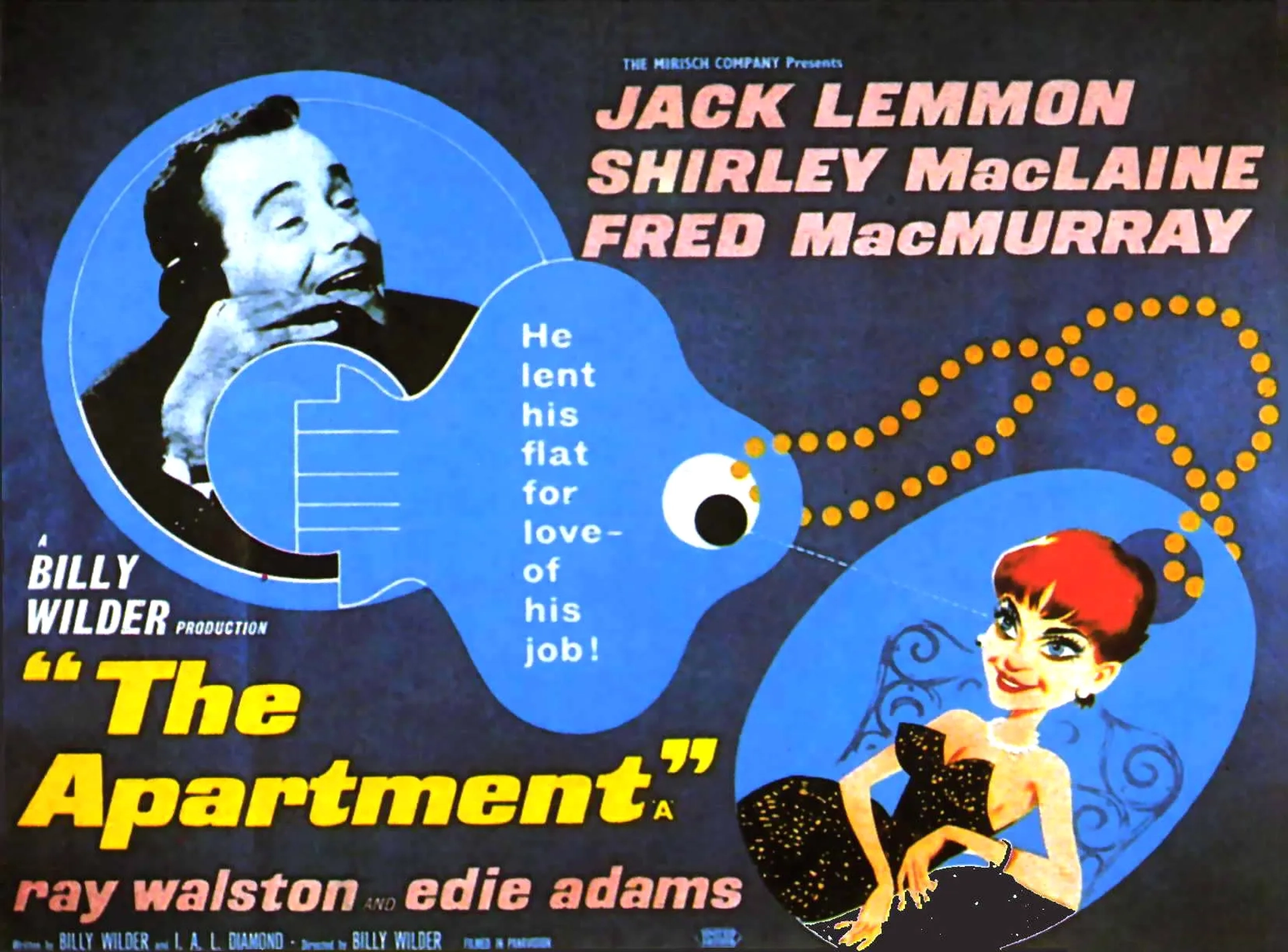 Jack Lemmon and Shirley MacLaine in The Apartment (1960)