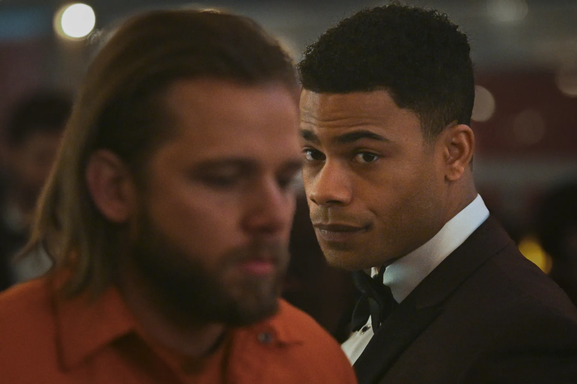 Max Thieriot and Jordan Calloway in Fire Country (2022)