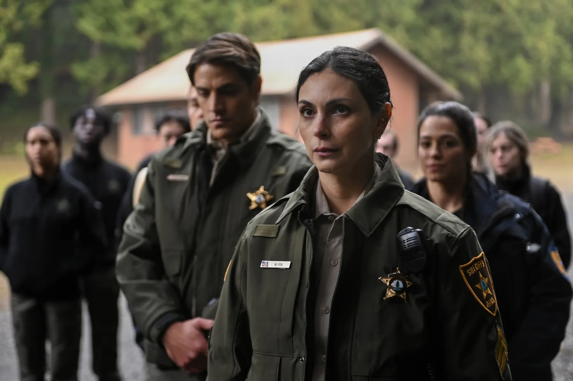 Morena Baccarin, Alberto Frezza, and Stephanie Arcila in Fire Country (2022)