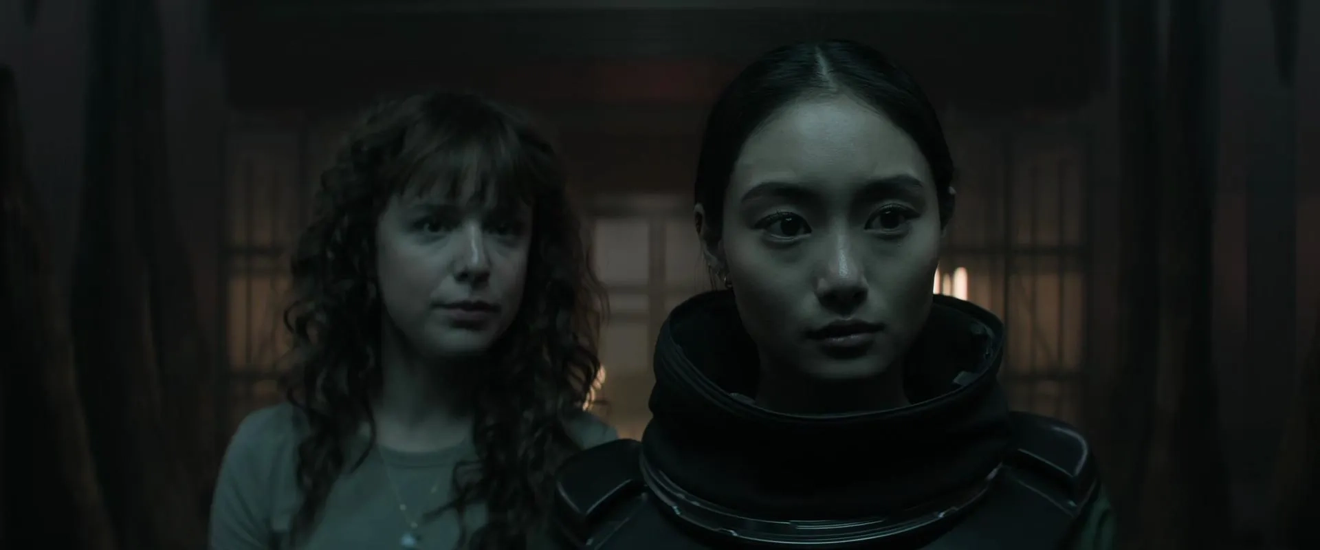 Shioli Kutsuna and Naian González Norvind in Invasion: Something's Changed (2023)