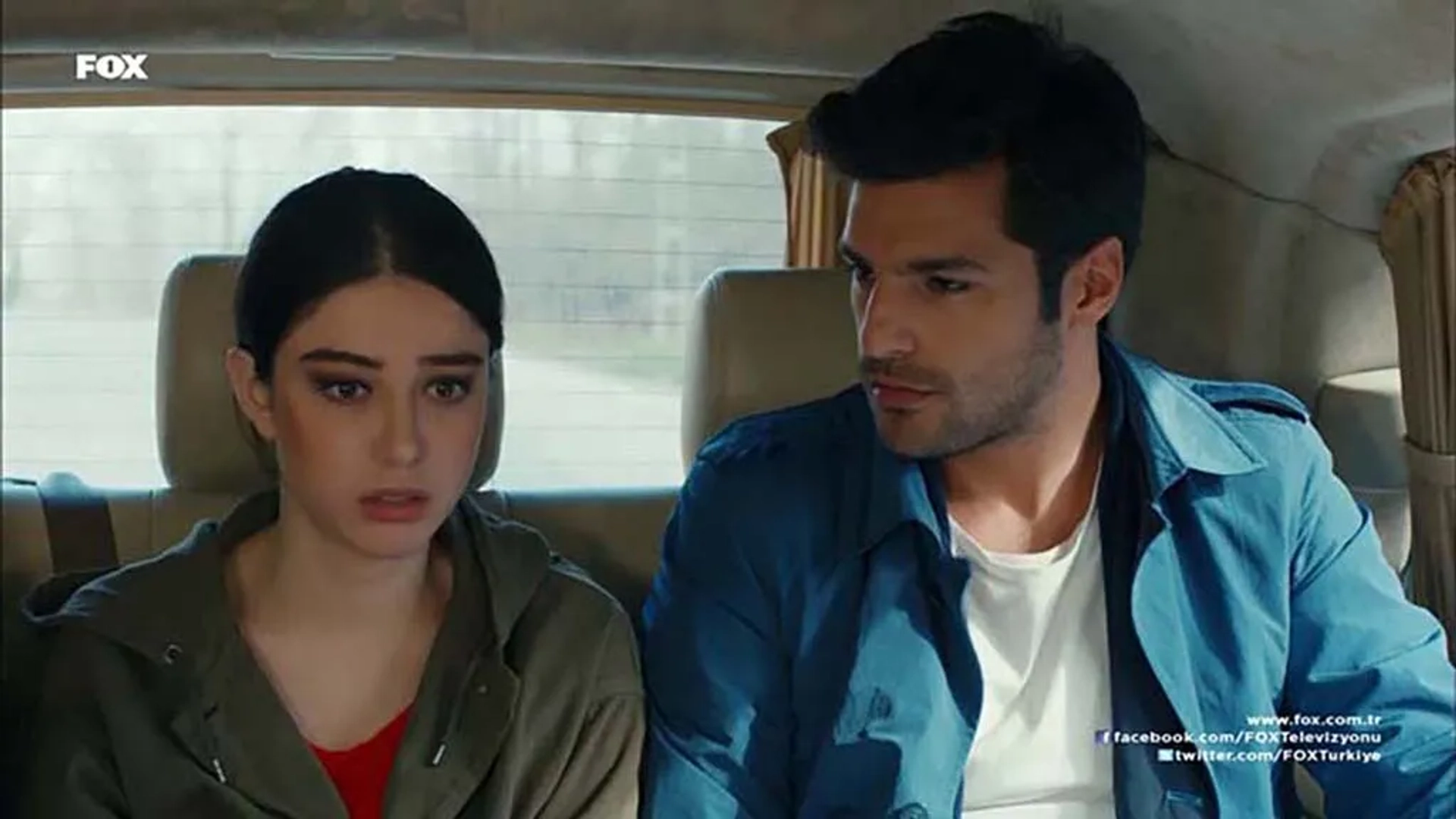 Özge Gürel and Serkan Çayoglu in Cherry Season (2014)