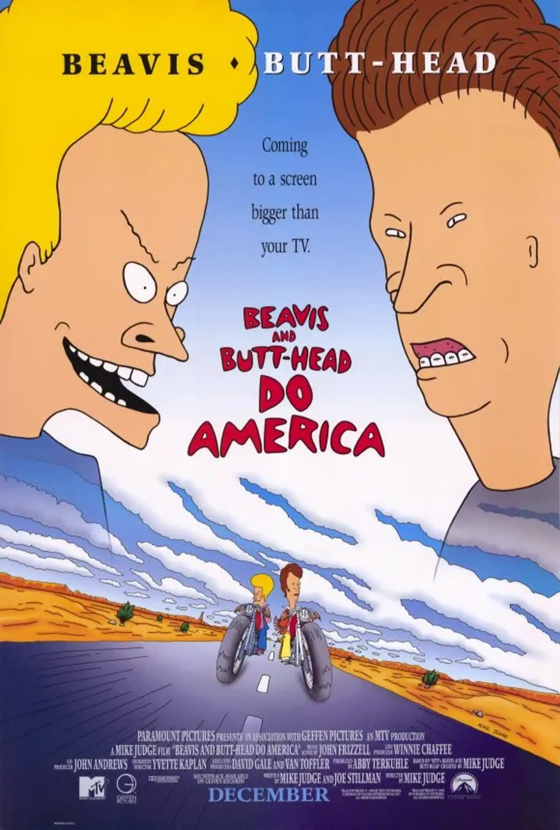 انیمیشن بیویس و بات‌هد به آمریکا خدمت می‌ کنند (Beavis and Butt-Head Do America 1996)