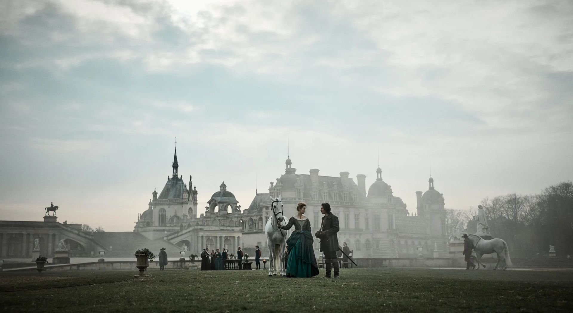 François Civil and Vicky Krieps in The Three Musketeers - Part II: Milady (2023)