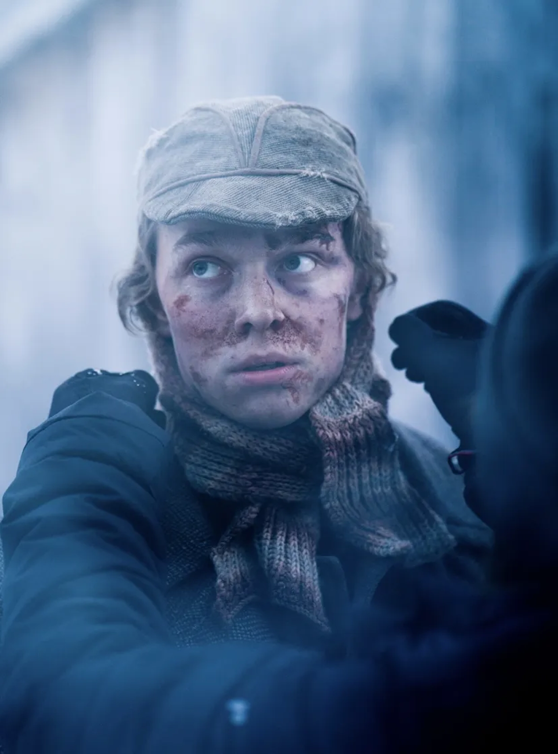 Otto Fahlgren behind the scenes of “The Riot.”