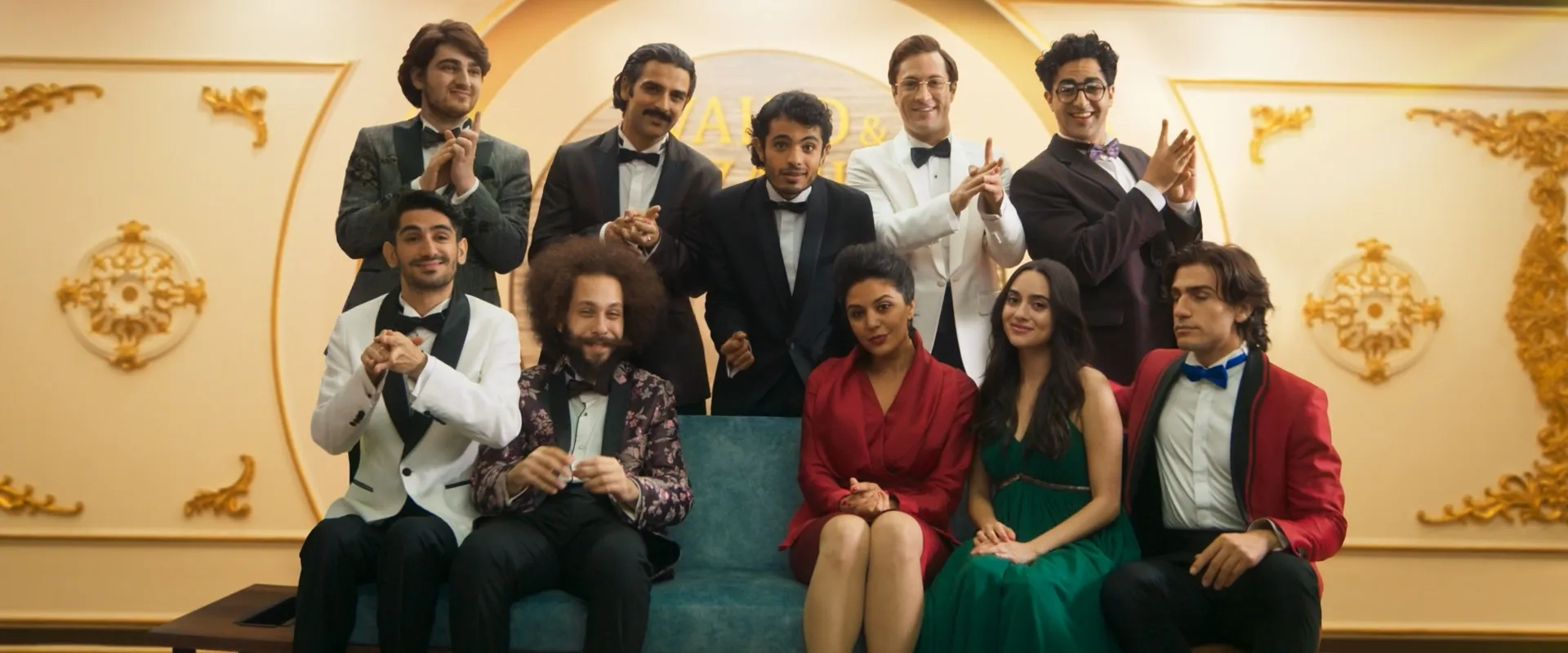 Samuel Tehrani, Andrew Malik, Jerry Habibi, Parsa Kaffash, M. Mehdi Tahmasebi, Kamyab Falahati, Niousha Noor, Layla Mohammadi, Arty Froushan, and Reza Diako in The Persian Version (2023)