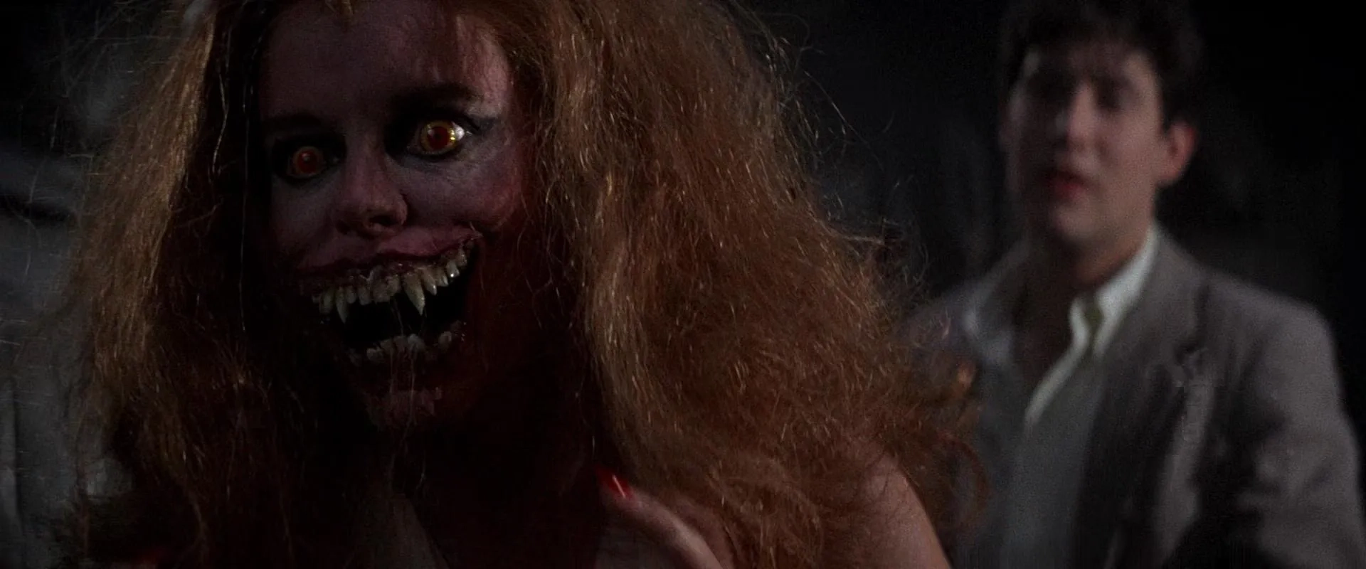 Amanda Bearse and William Ragsdale in Fright Night (1985)