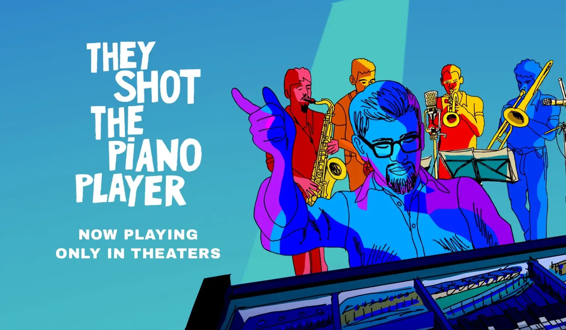 انیمیشن آنها به نوازنده پیانو شلیک کردند (They Shot the Piano Player 2023)