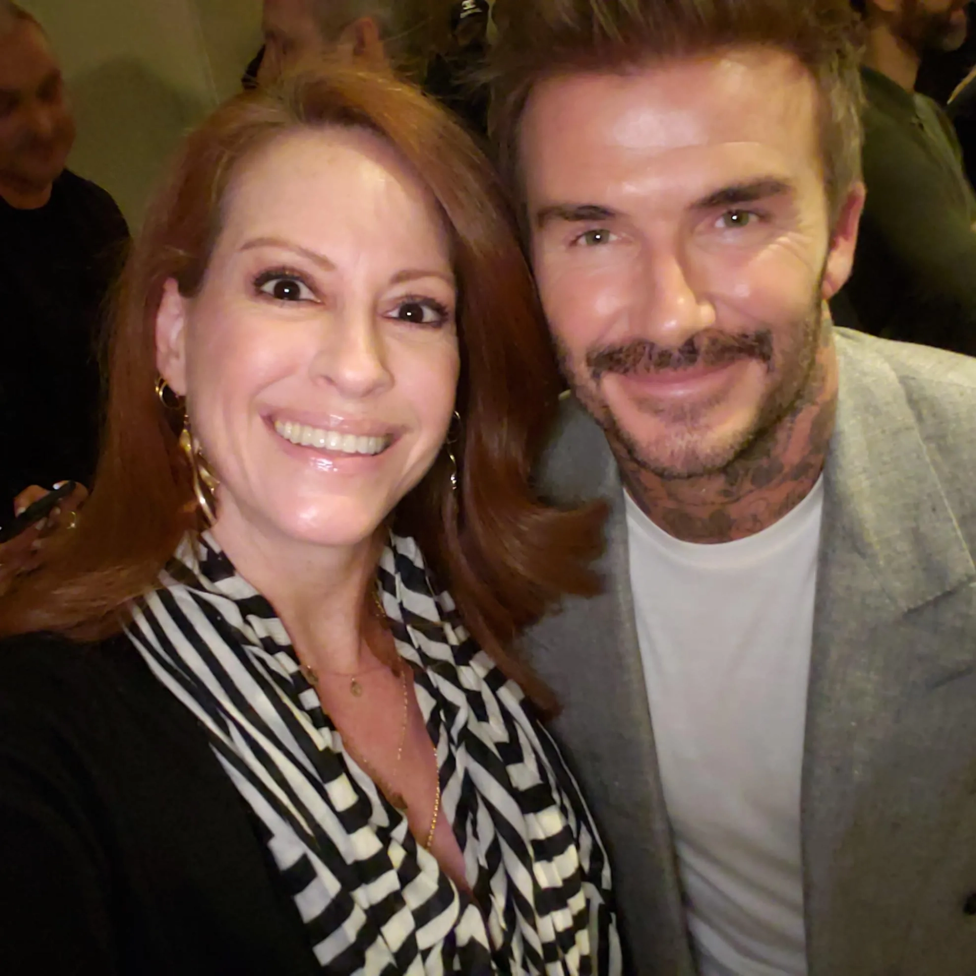 With David Beckham for Netflix Doc Series FYC