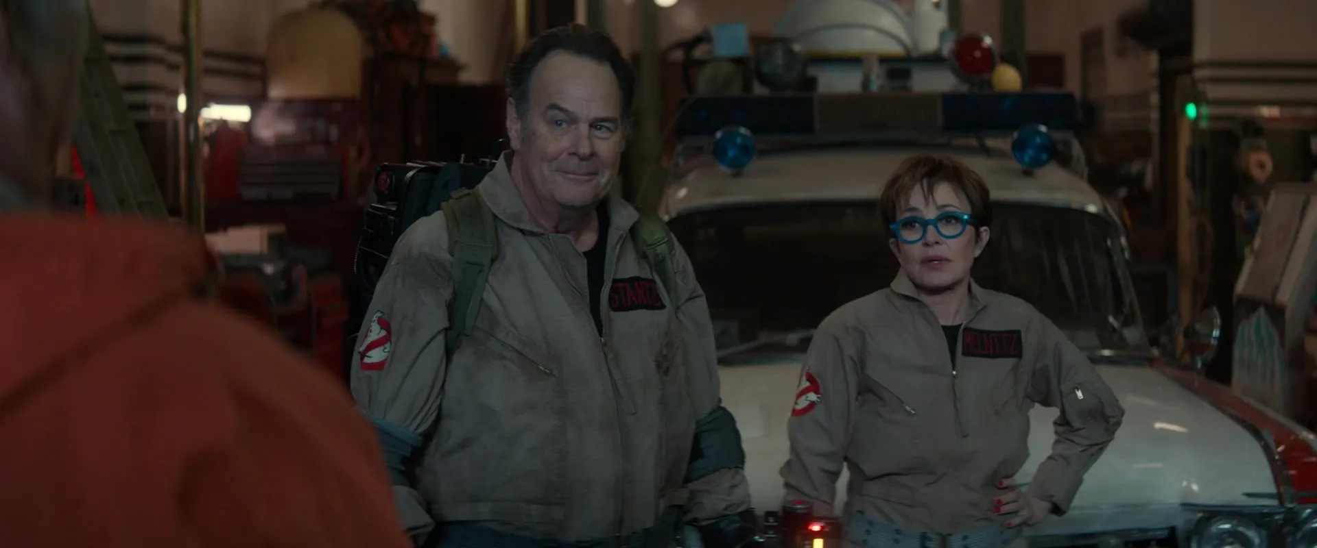 Dan Aykroyd, Bill Murray, and Annie Potts in Ghostbusters: Frozen Empire (2024)