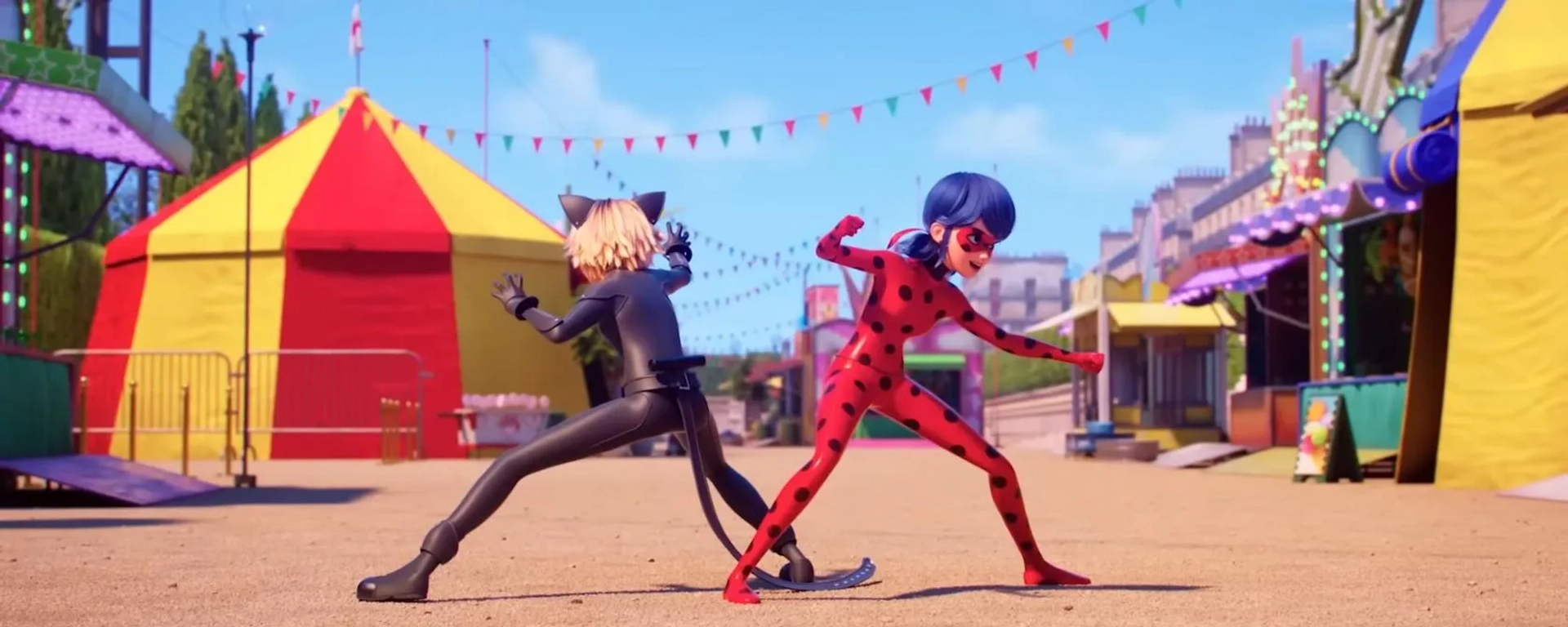 Bryce Papenbrook and Cristina Valenzuela in Miraculous: Ladybug & Cat Noir, the Movie (2023)