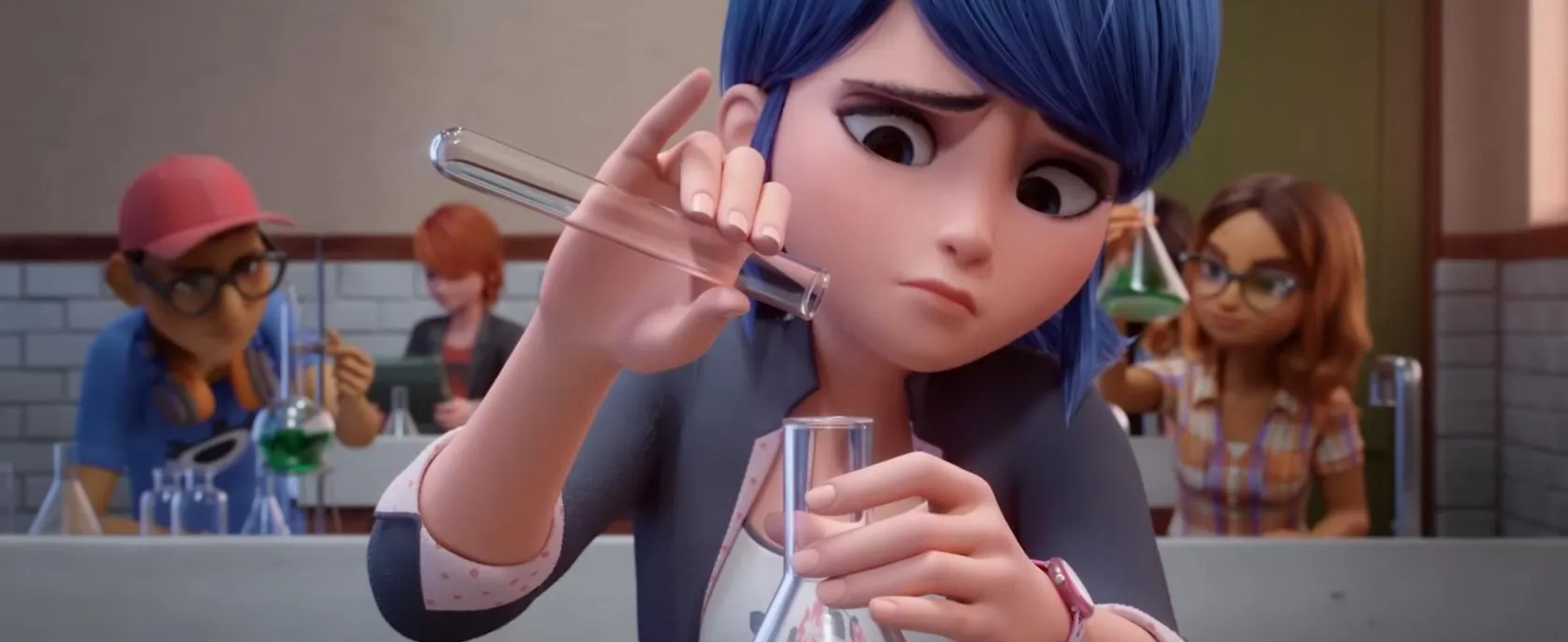 Zeno Robinson, Carrie Keranen, and Cristina Valenzuela in Miraculous: Ladybug & Cat Noir, the Movie (2023)