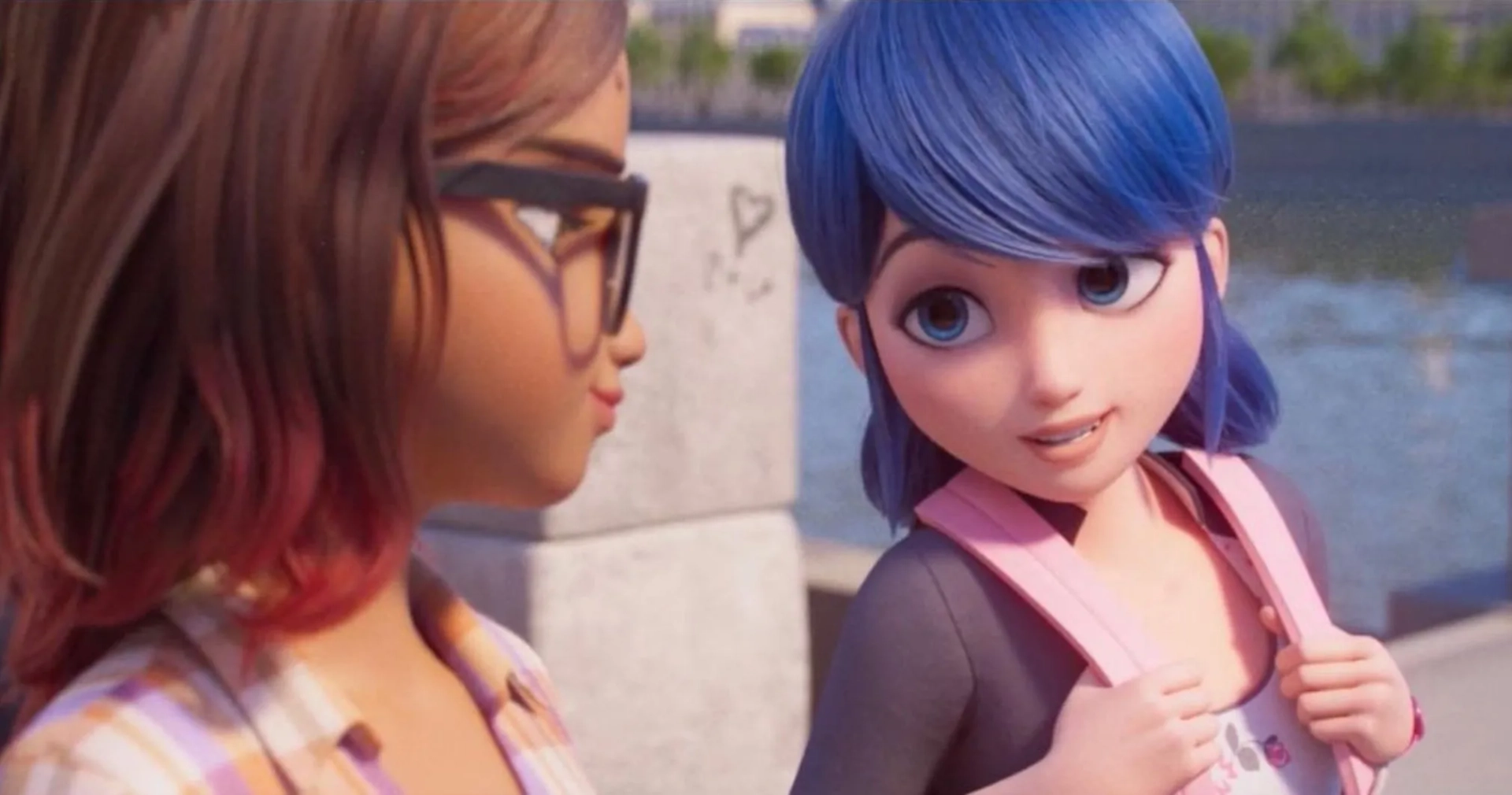 Carrie Keranen and Cristina Valenzuela in Miraculous: Ladybug & Cat Noir, the Movie (2023)